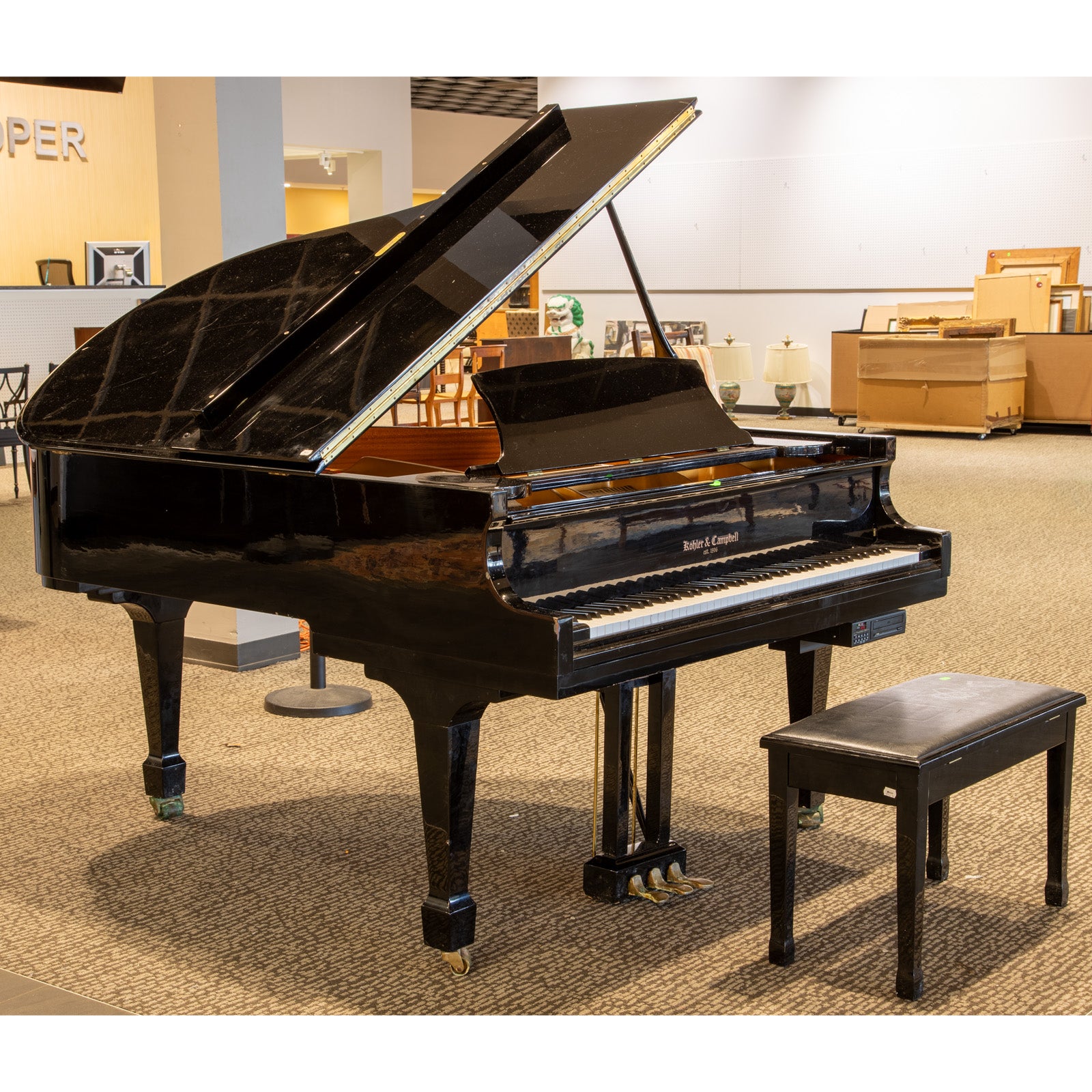 カーペンター　KLL/043B パンドラ エボ1 Kohler & Campbell Ebonized Grand Piano with Player – Alex Cooper