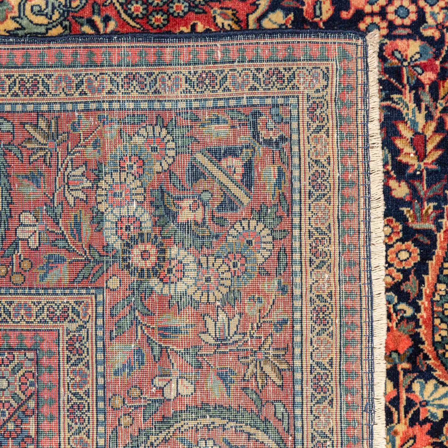 Antique Kashan Rug, Persia, 4.3 x 6.5
