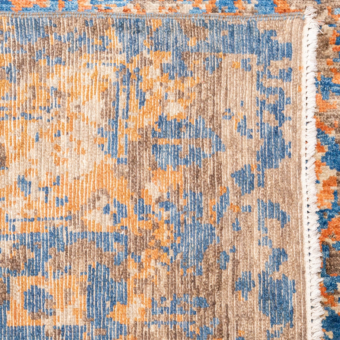 Abstract Design Rug, India, 8 x 10