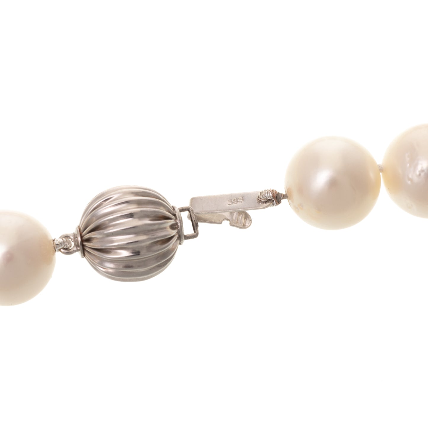 A GIA Graduated South Sea Pearl Necklace in 14K