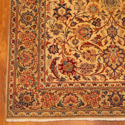 Semi-Antique Kashan Rug, Persia, 3.7 x 5.2