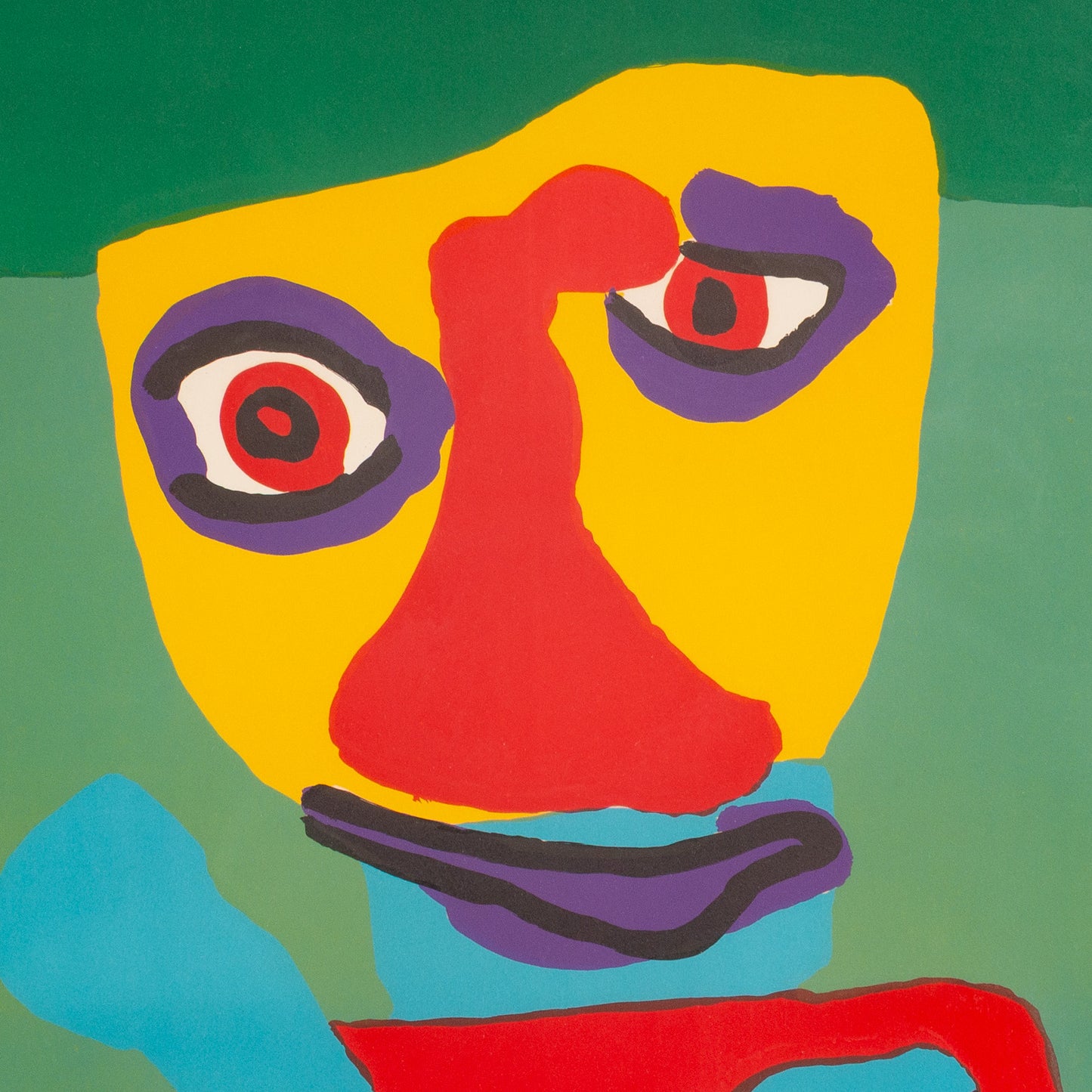 Karel Appel. "Smile Again," serigraph