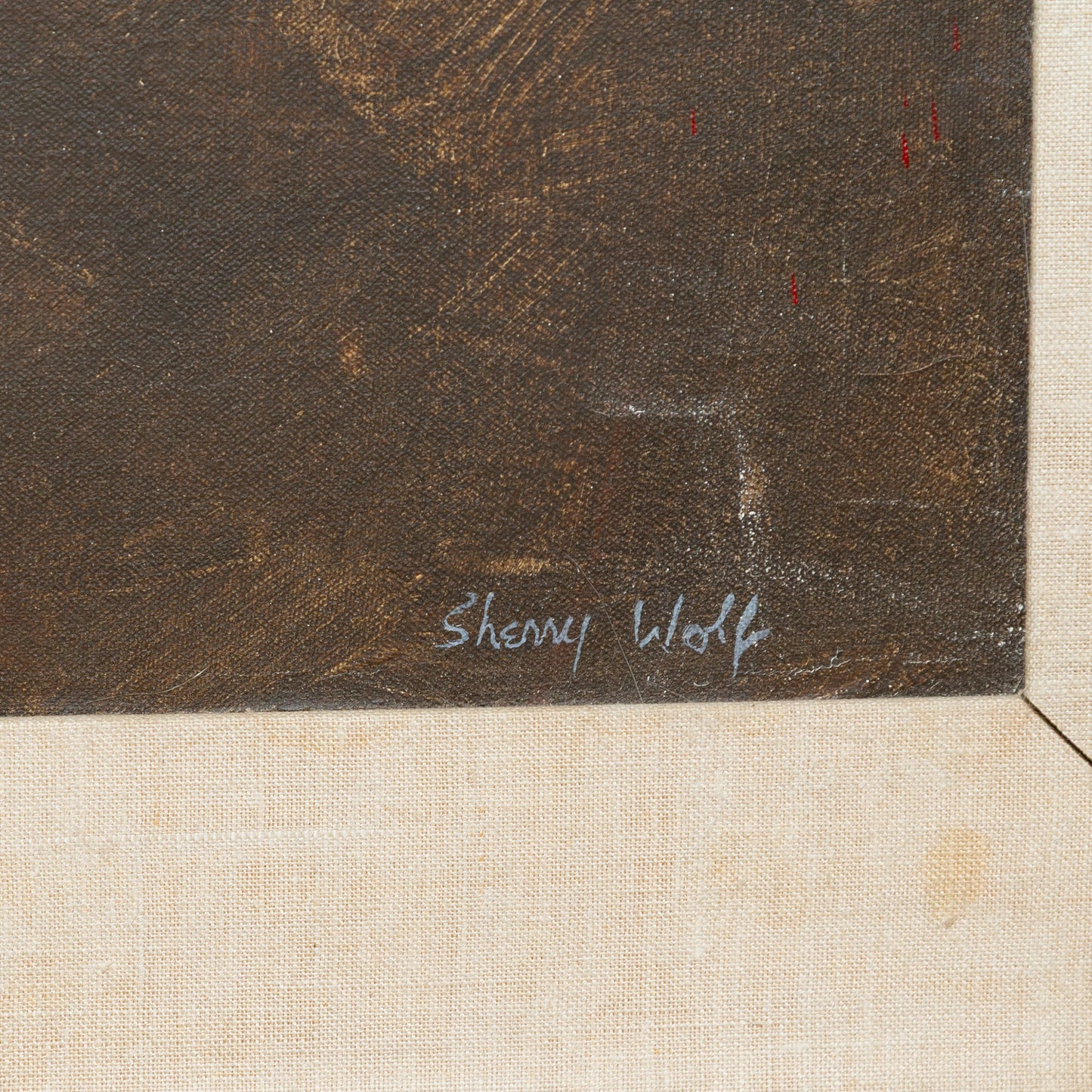 Sherry Wolf. "The Portrait," acrylic