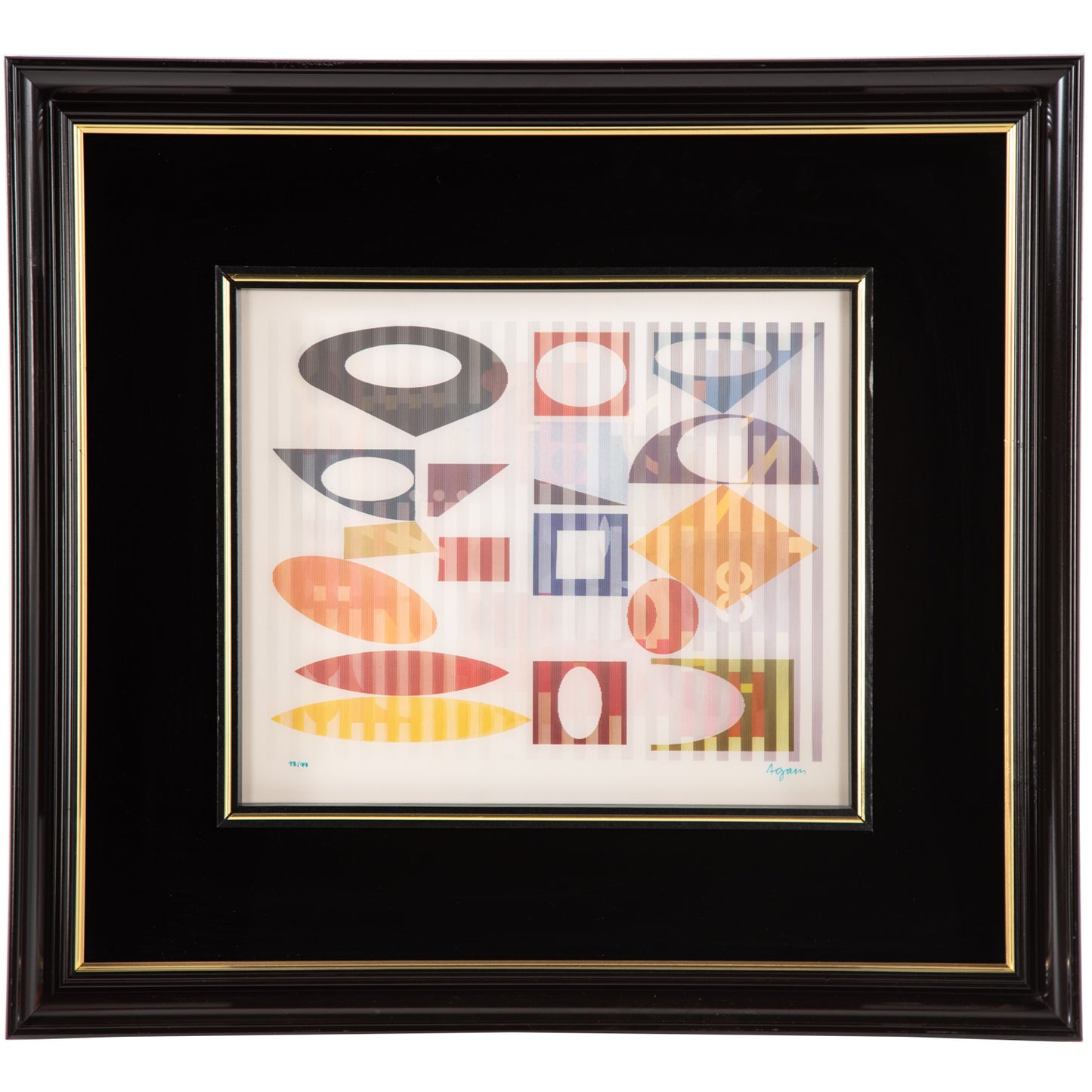 Yaakov Agam. "Petit Secret in Light," agamograph