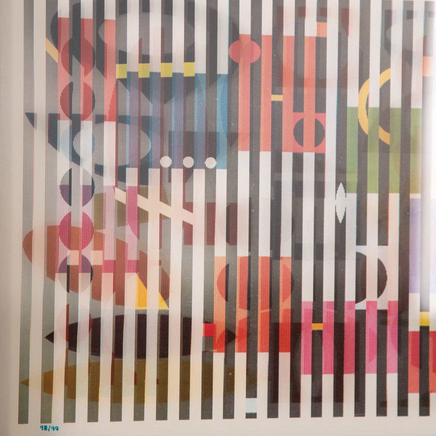 Yaakov Agam. "Petit Secret in Light," agamograph