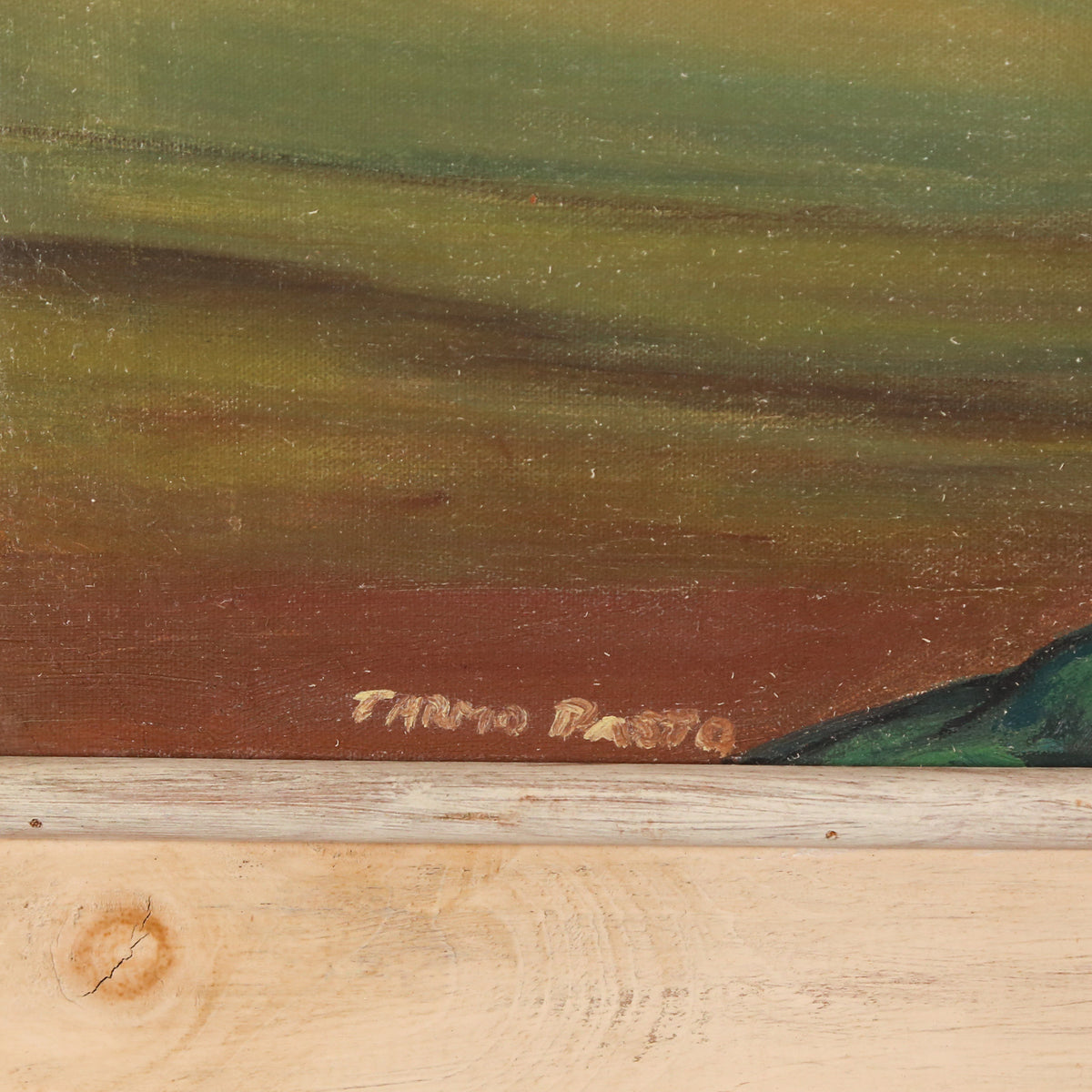 Tarmo Pasto. Desert Landscape, oil