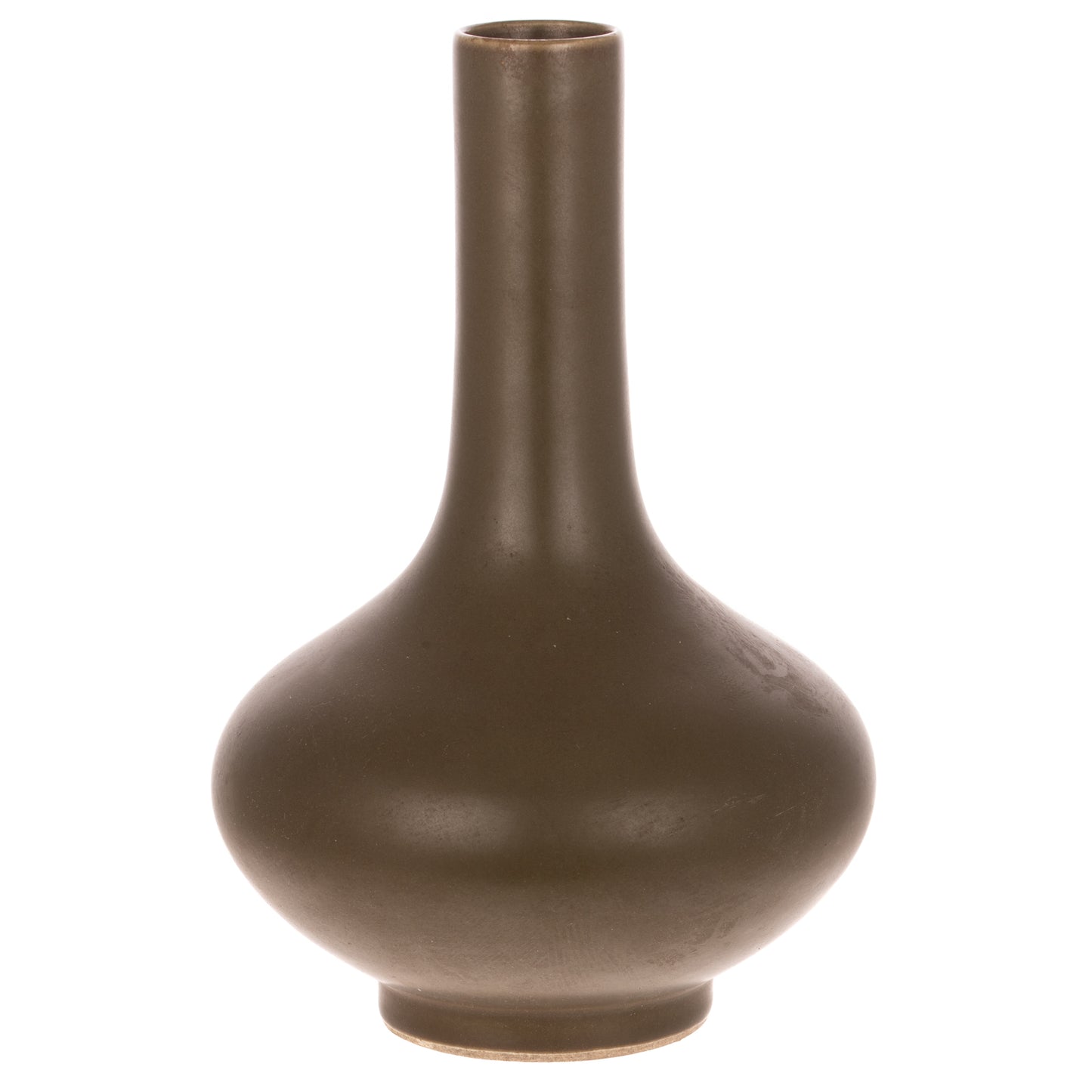 A Chinese Tea Dust Glazed Vase