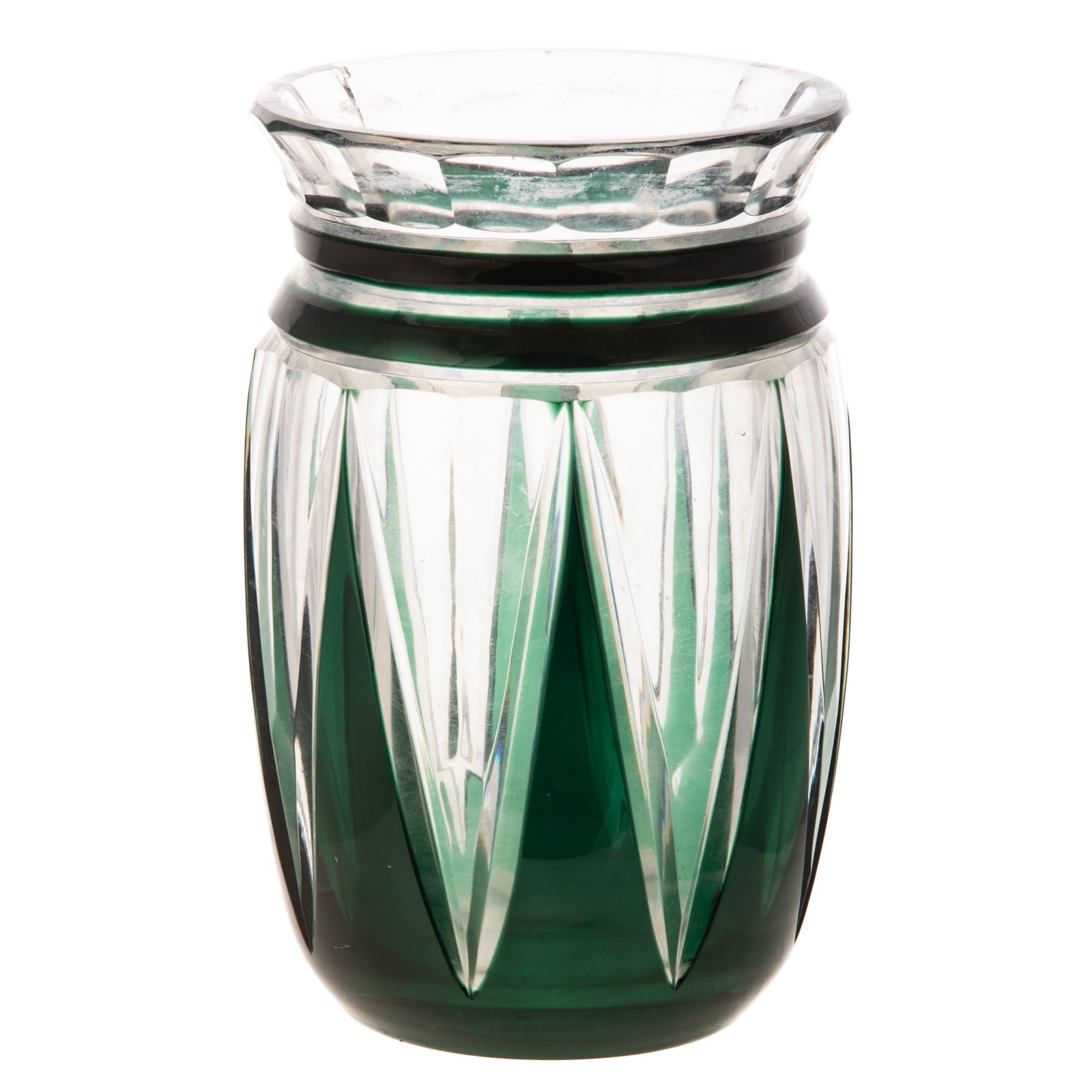 Val Saint Lambert Style Art Deco Cut Crystal Vase – Alex Cooper