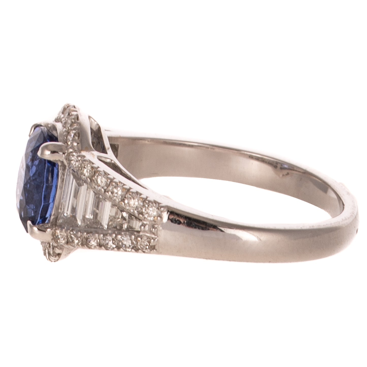 A 1.60 ct Sapphire & Diamond Ring in 18K