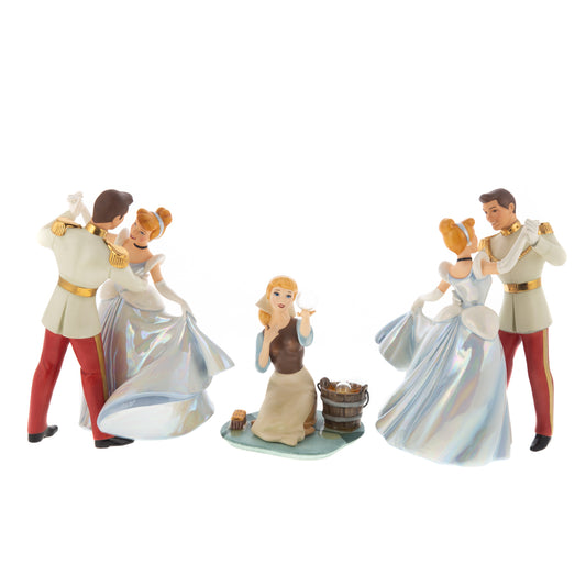 Three Disney Classic Cinderella Figures
