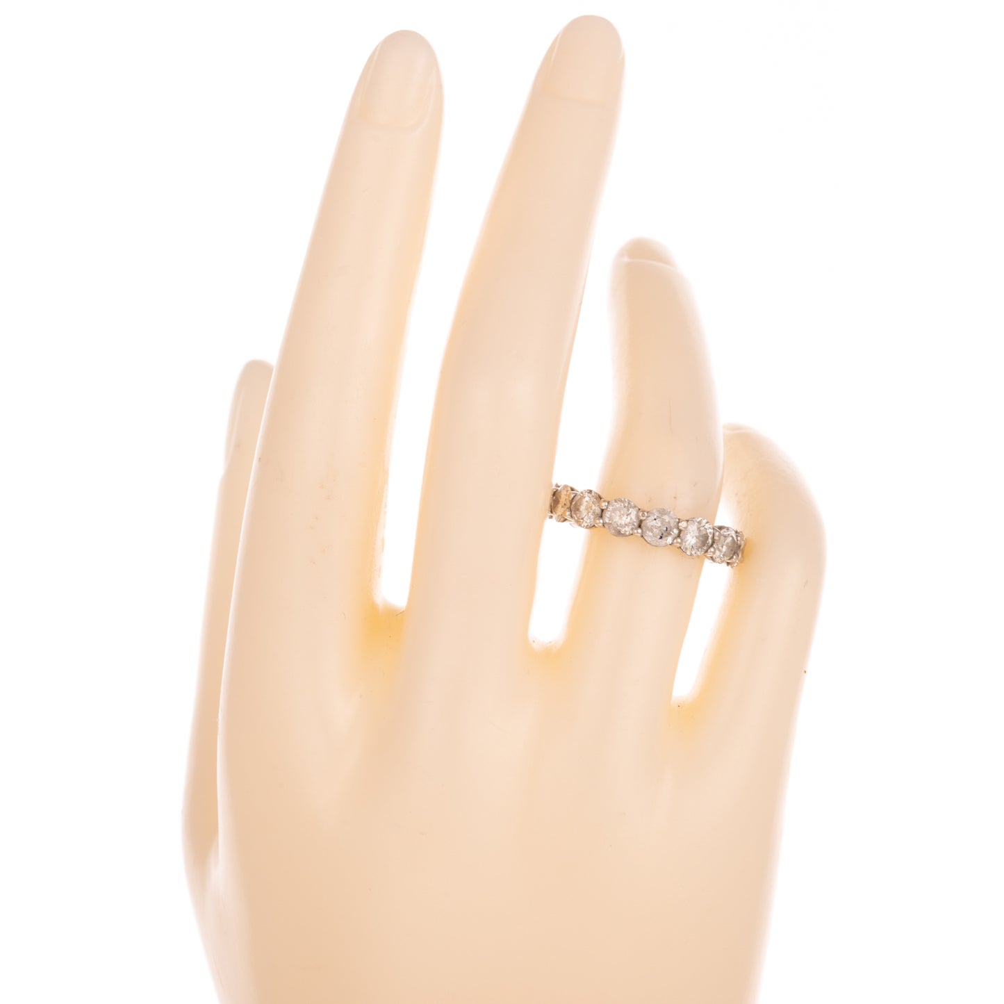 A 4.05 ctw Diamond Eternity Band in 14K