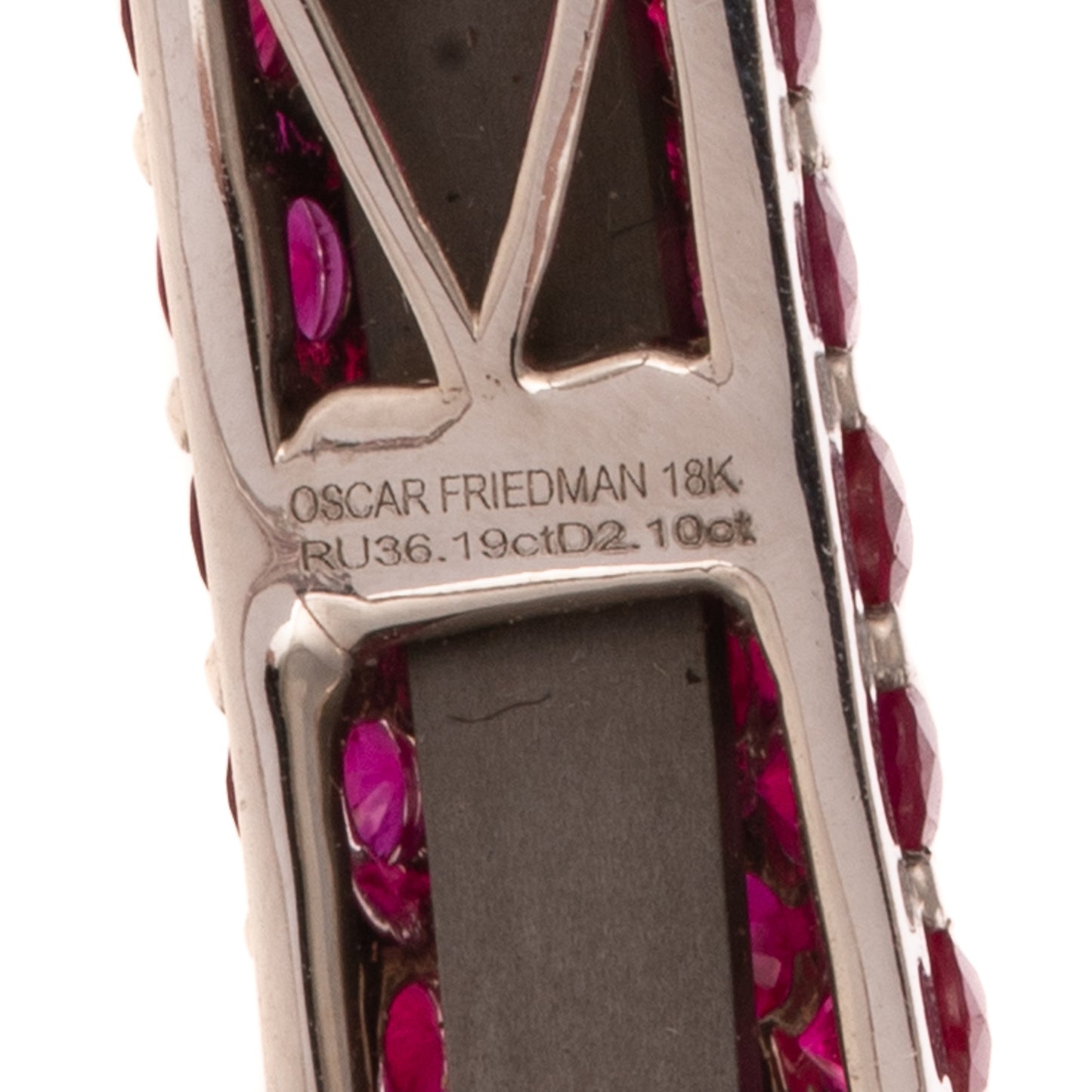 A Fine Ruby & Diamond Snake Collar in 18K