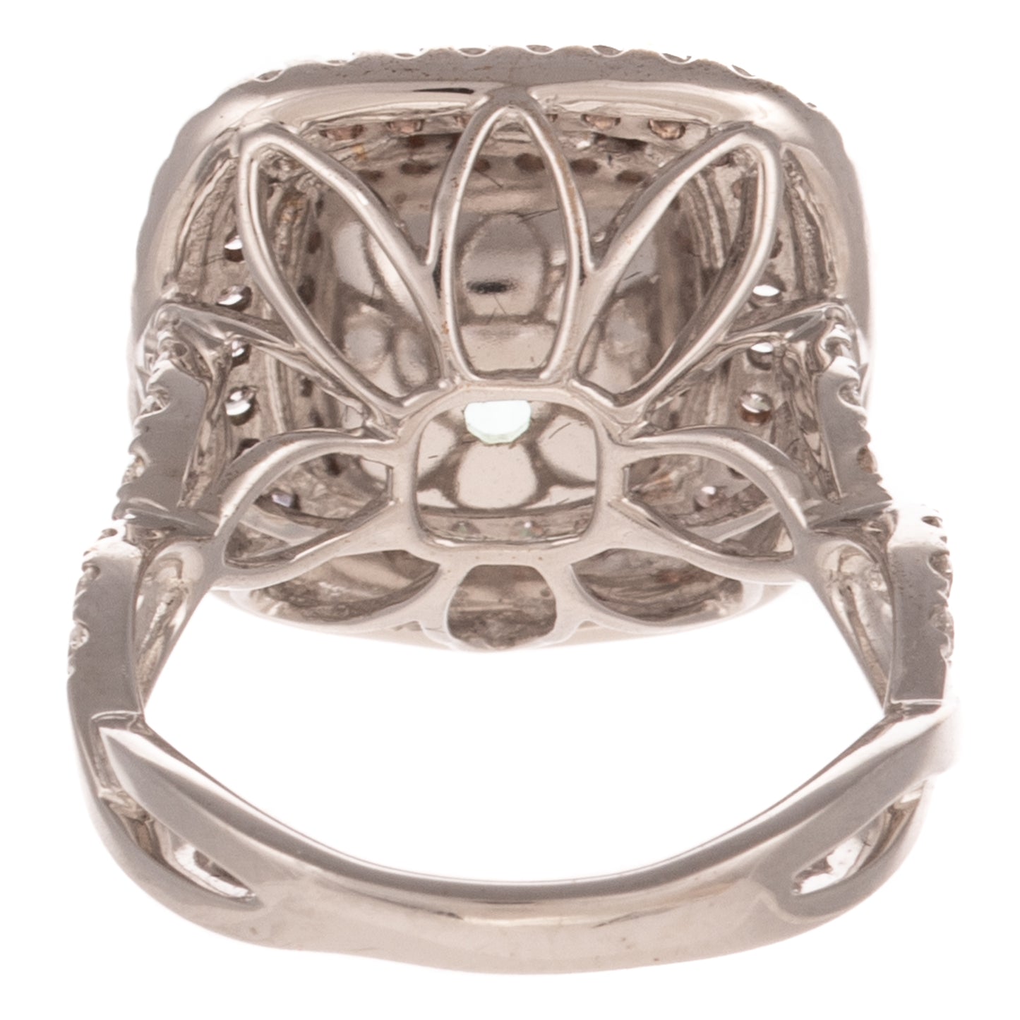 A 5.39 ct GIA Paraíba Tourmaline & Diamond Ring in 18K