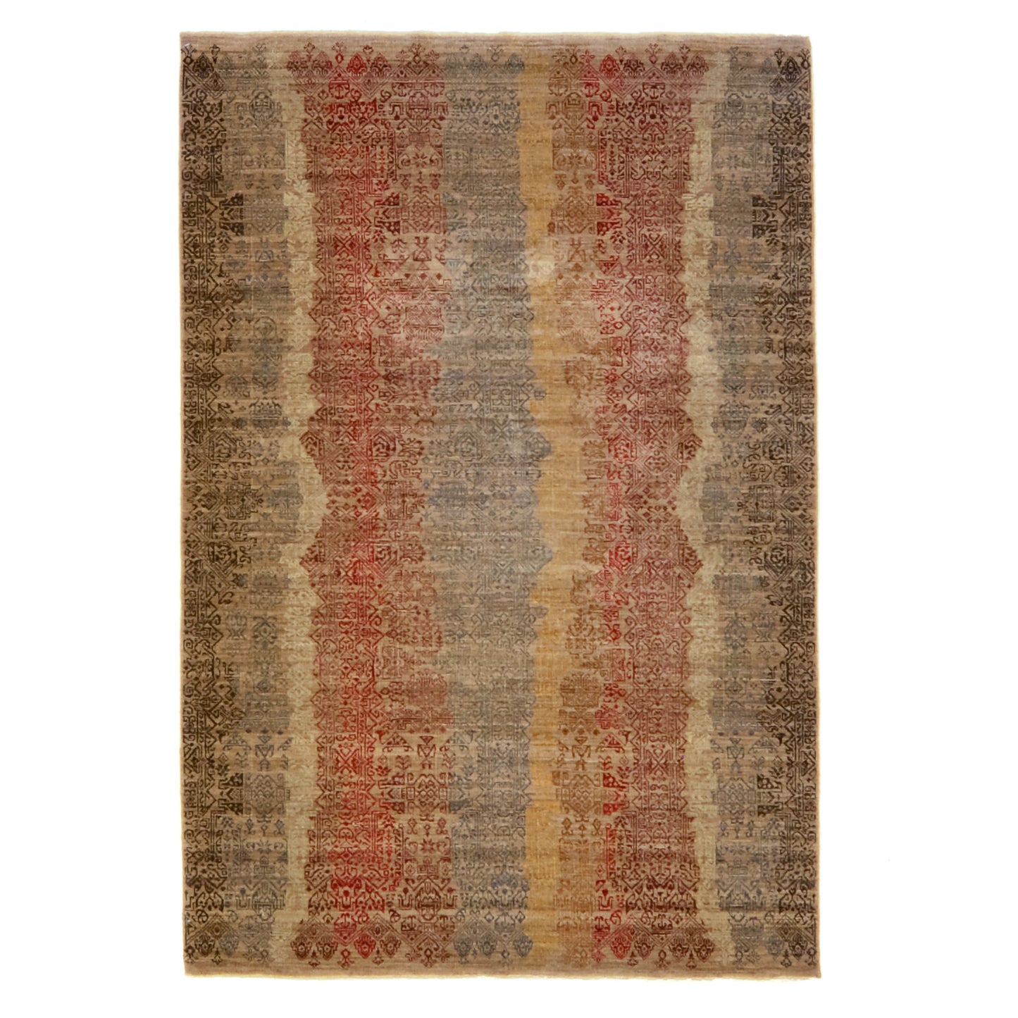 Modern Indian Rug, 4 x 5.11