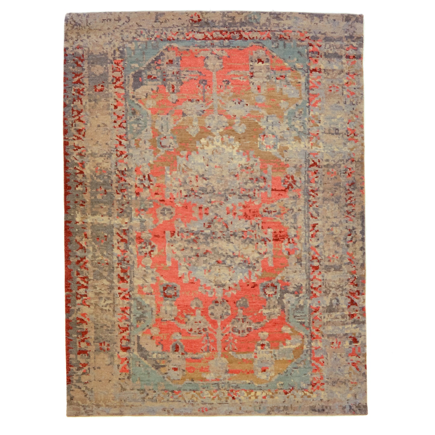 Modern Tibetan Rug, 5 x 7