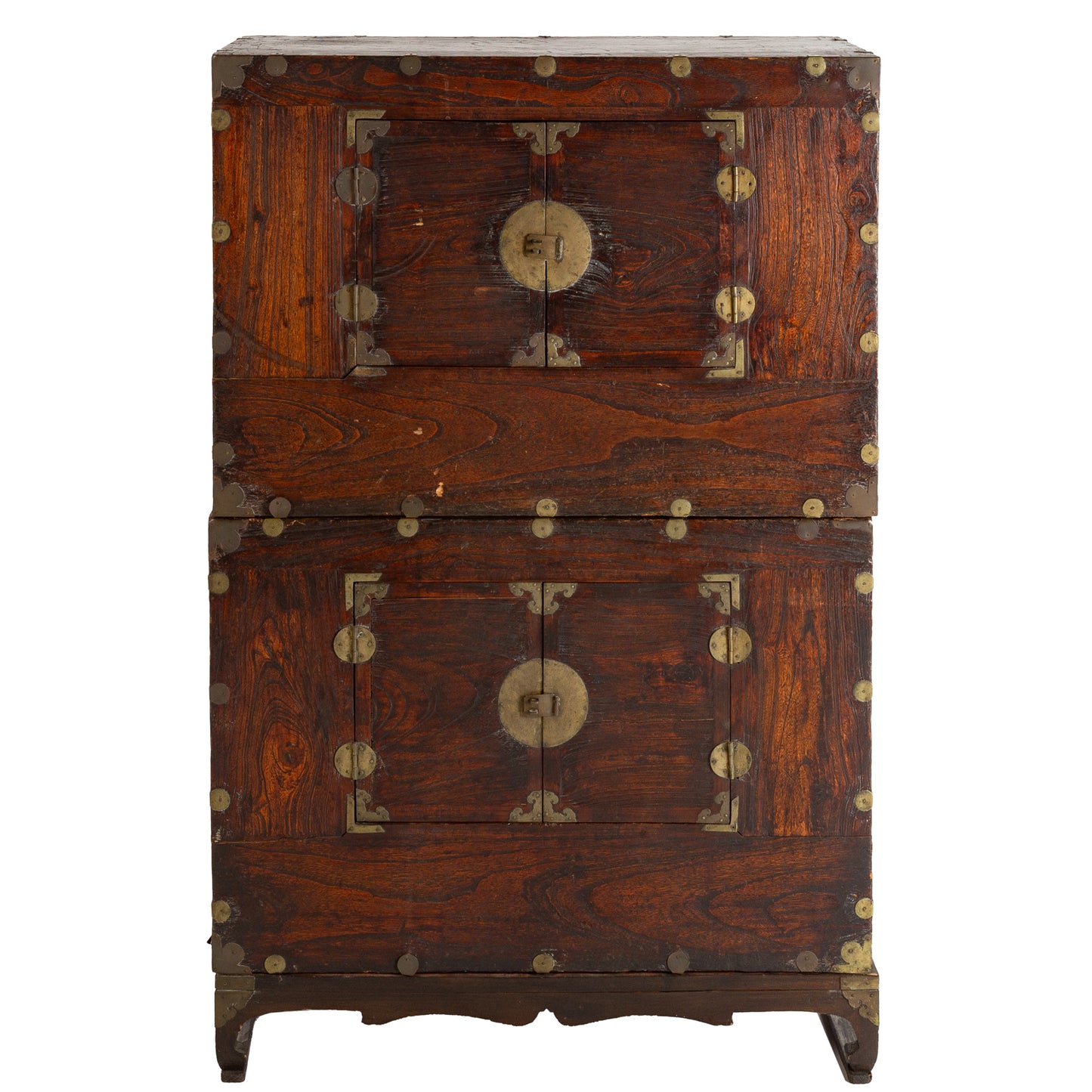 Korean Elm Wood Stacking Chest