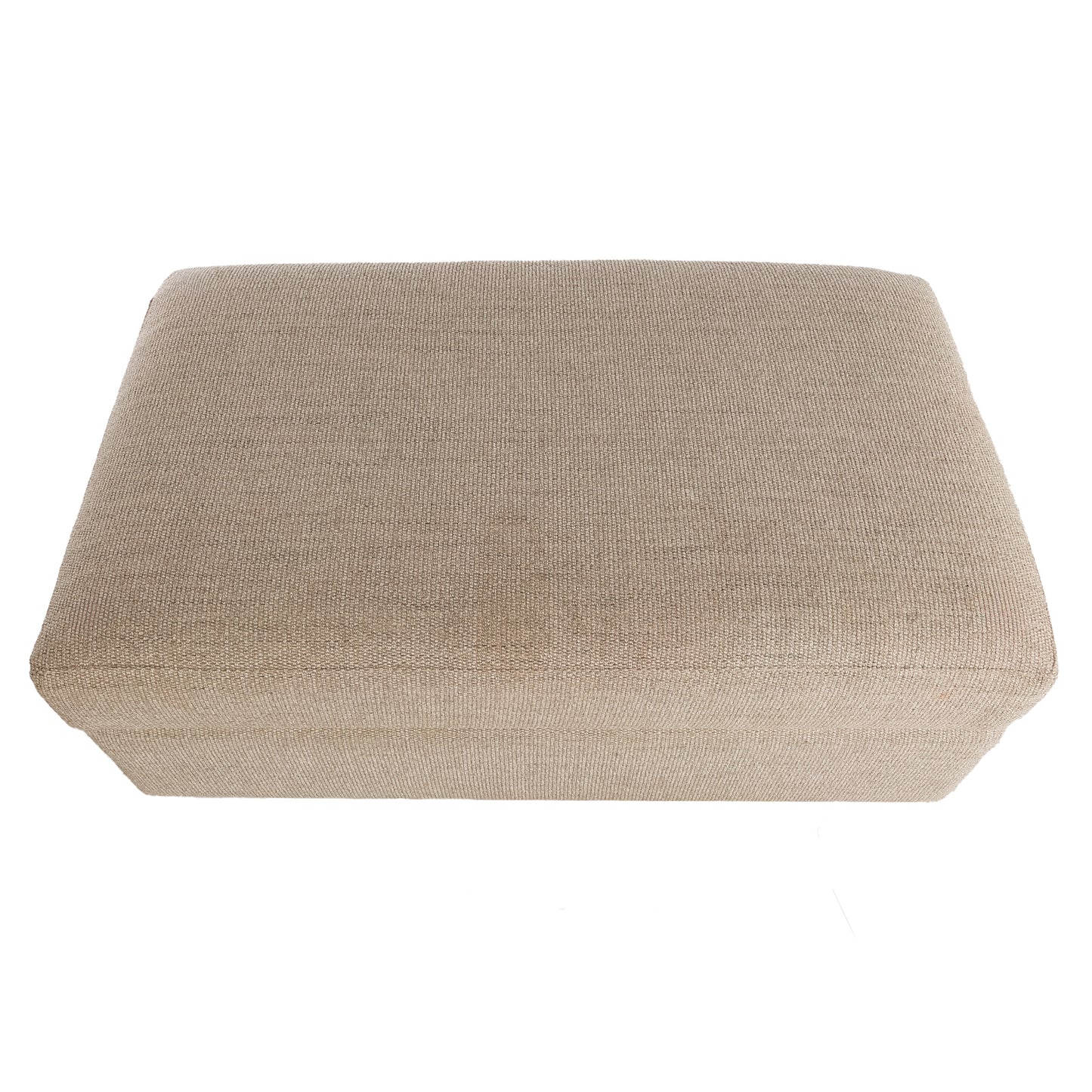 Crate & Barrel Upholstered Sofa & Ottoman