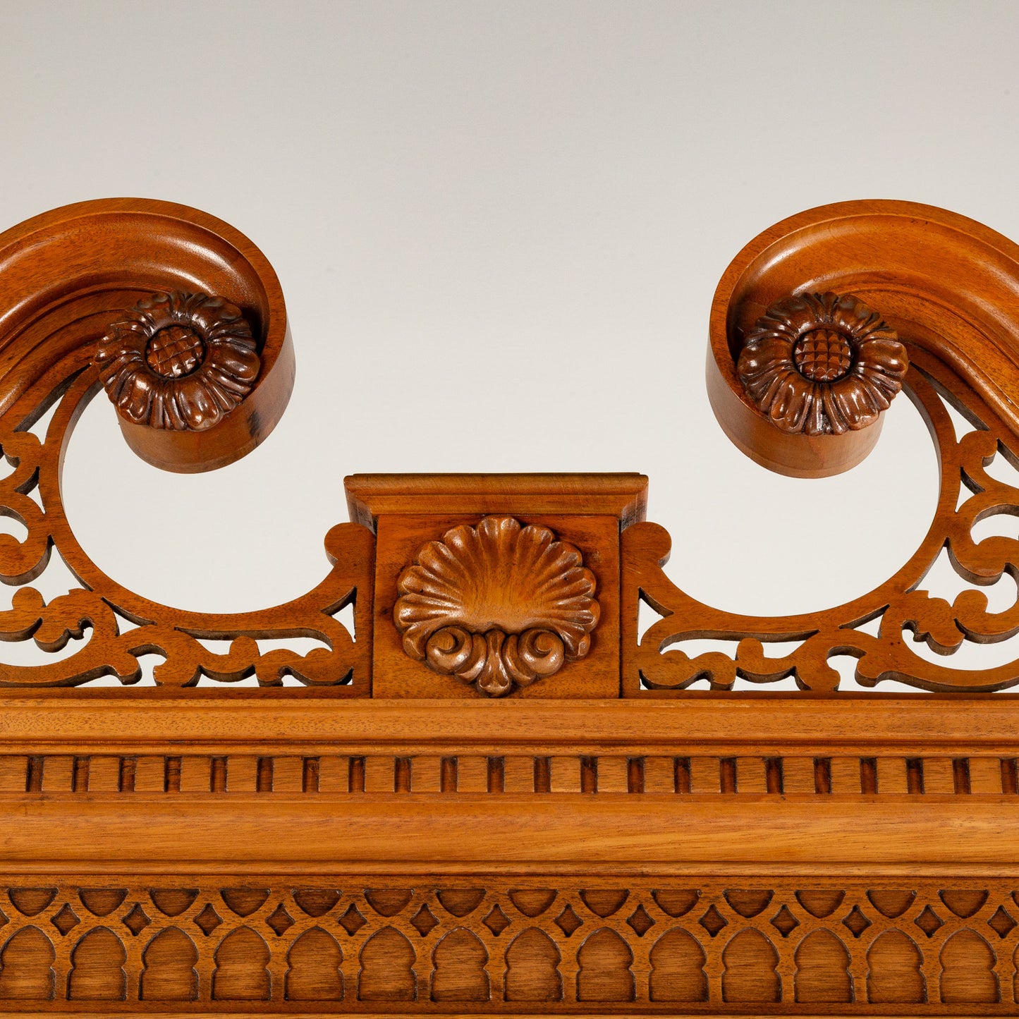 George III Style Mahogany Secretary Book Case
