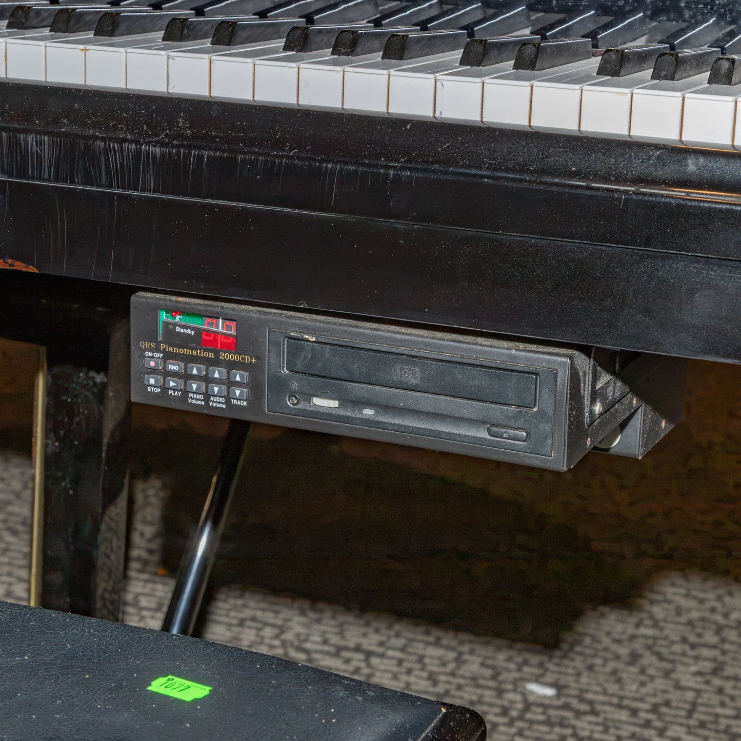 Kohler & Campbell Ebonized Grand Piano with Player