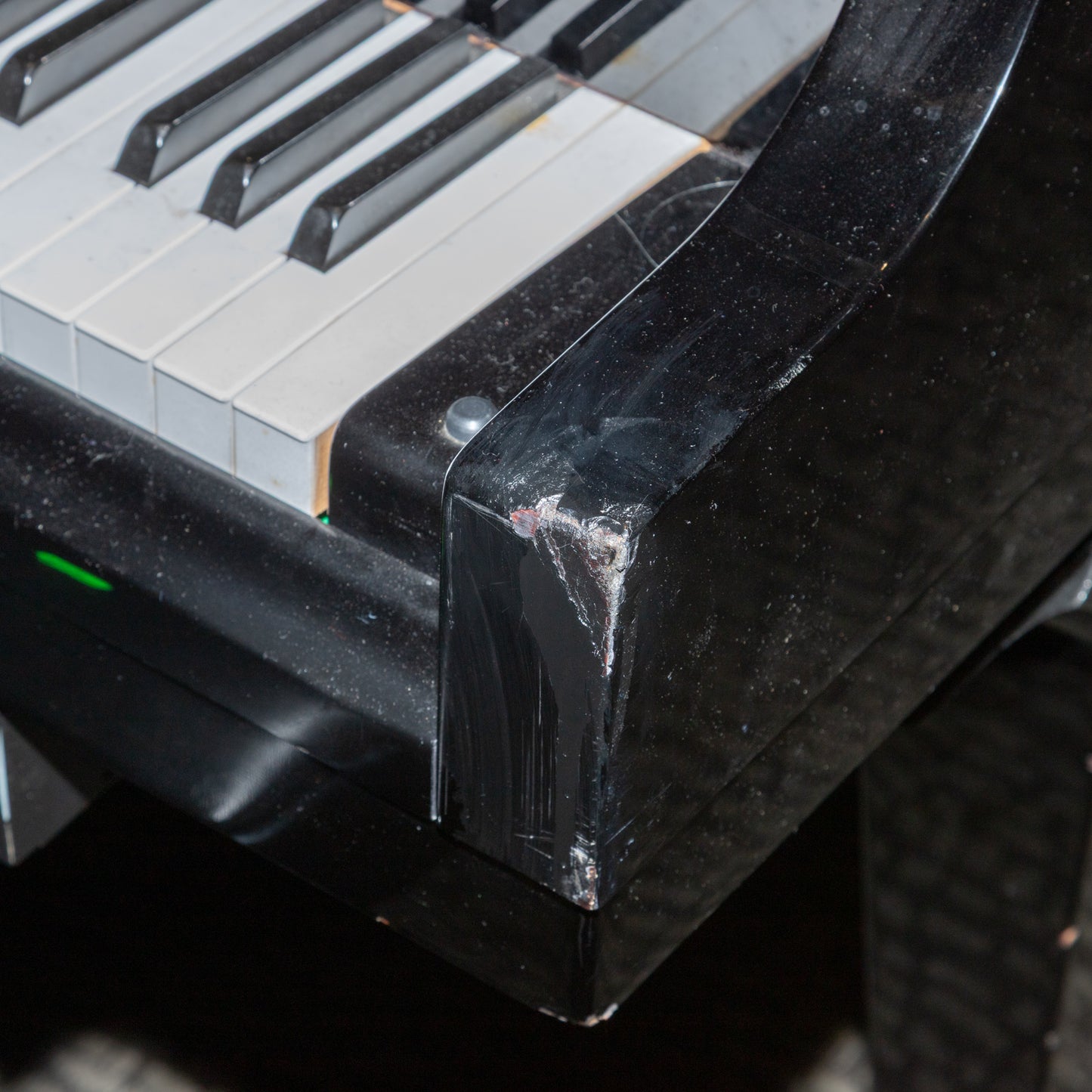 Kohler & Campbell Ebonized Grand Piano with Player