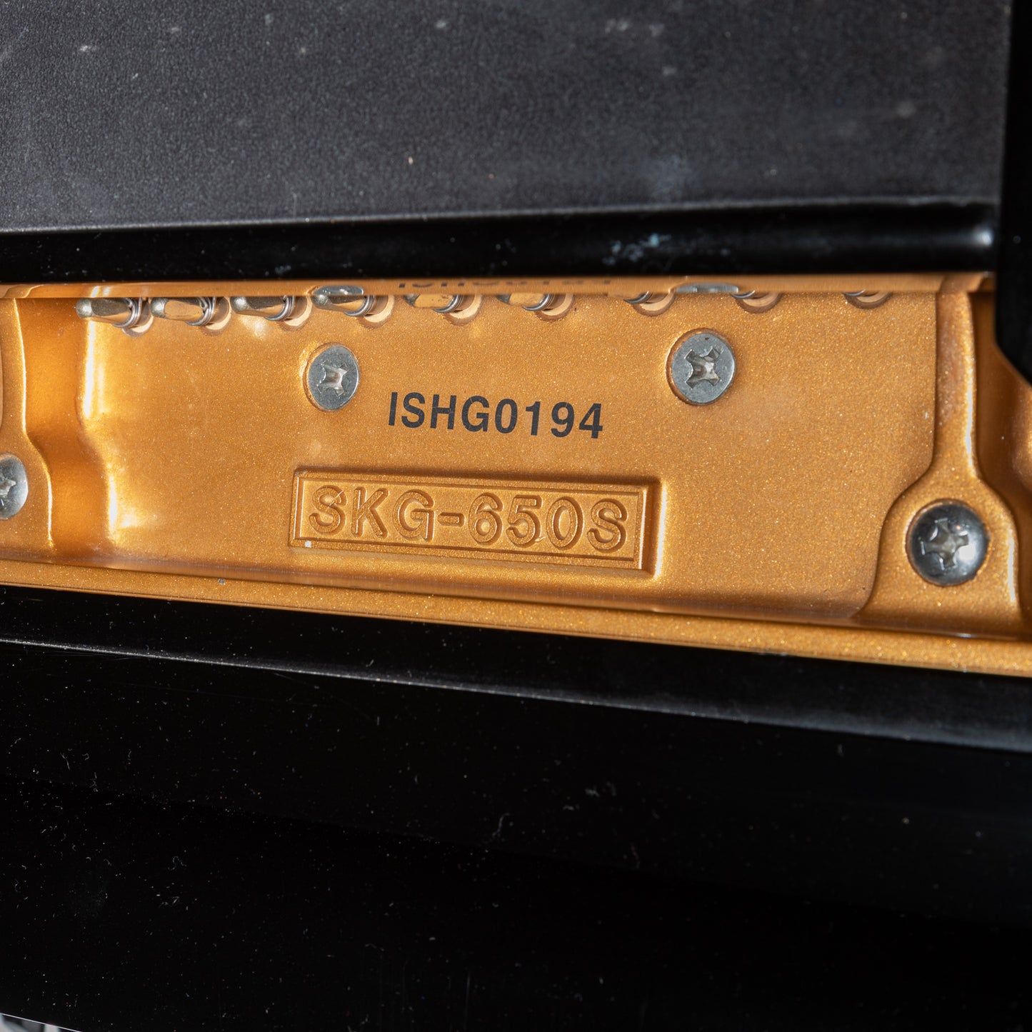 Kohler & Campbell Ebonized Grand Piano with Player