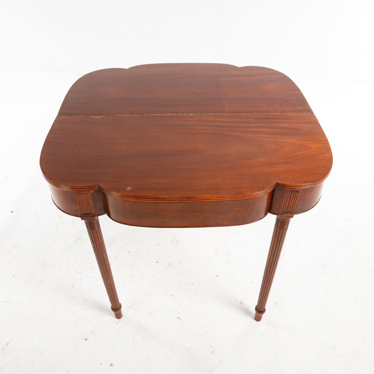 Late Federal Mahogany Flip Top Games Table