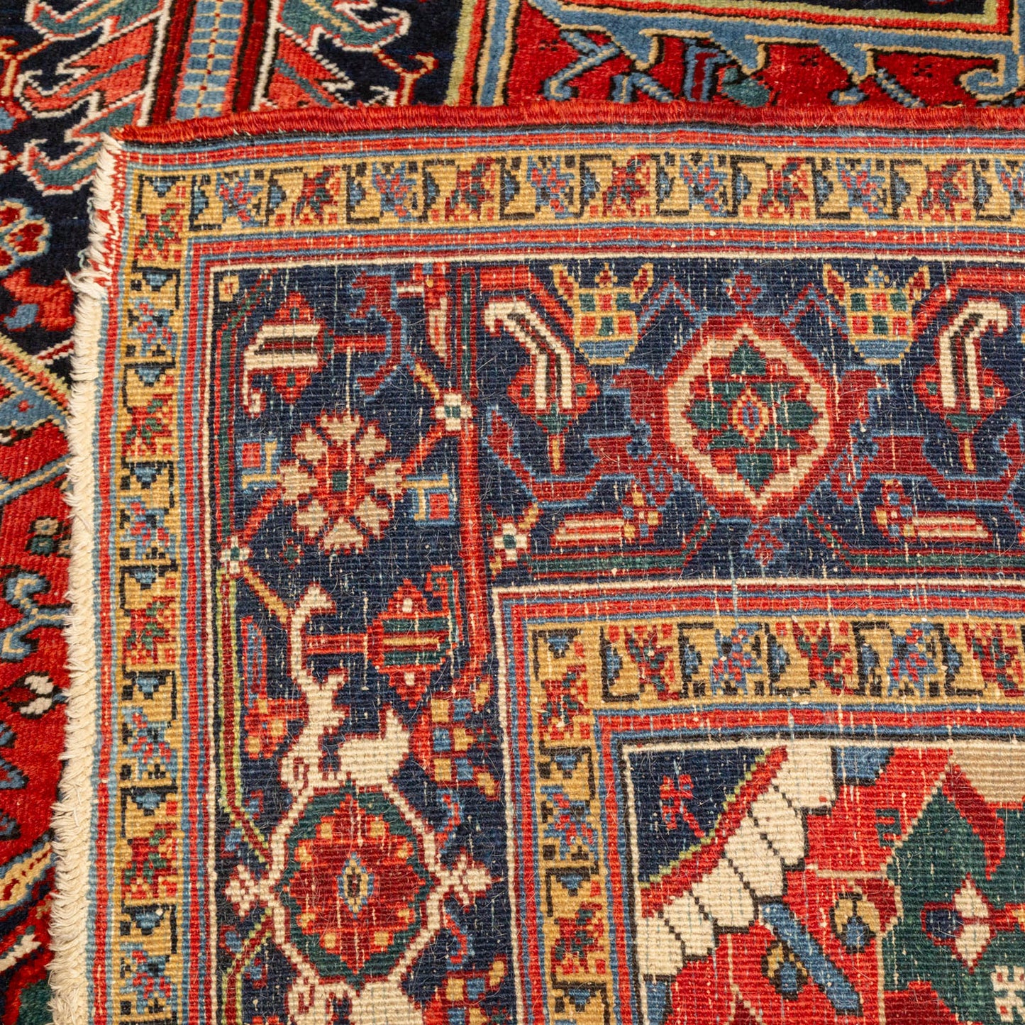 Semi-Antique Heriz Carpet, Persia, 9.6 x 13.2