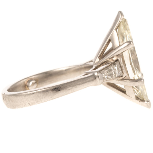 A 3.01 ct Marquise Diamond Ring in Platinum