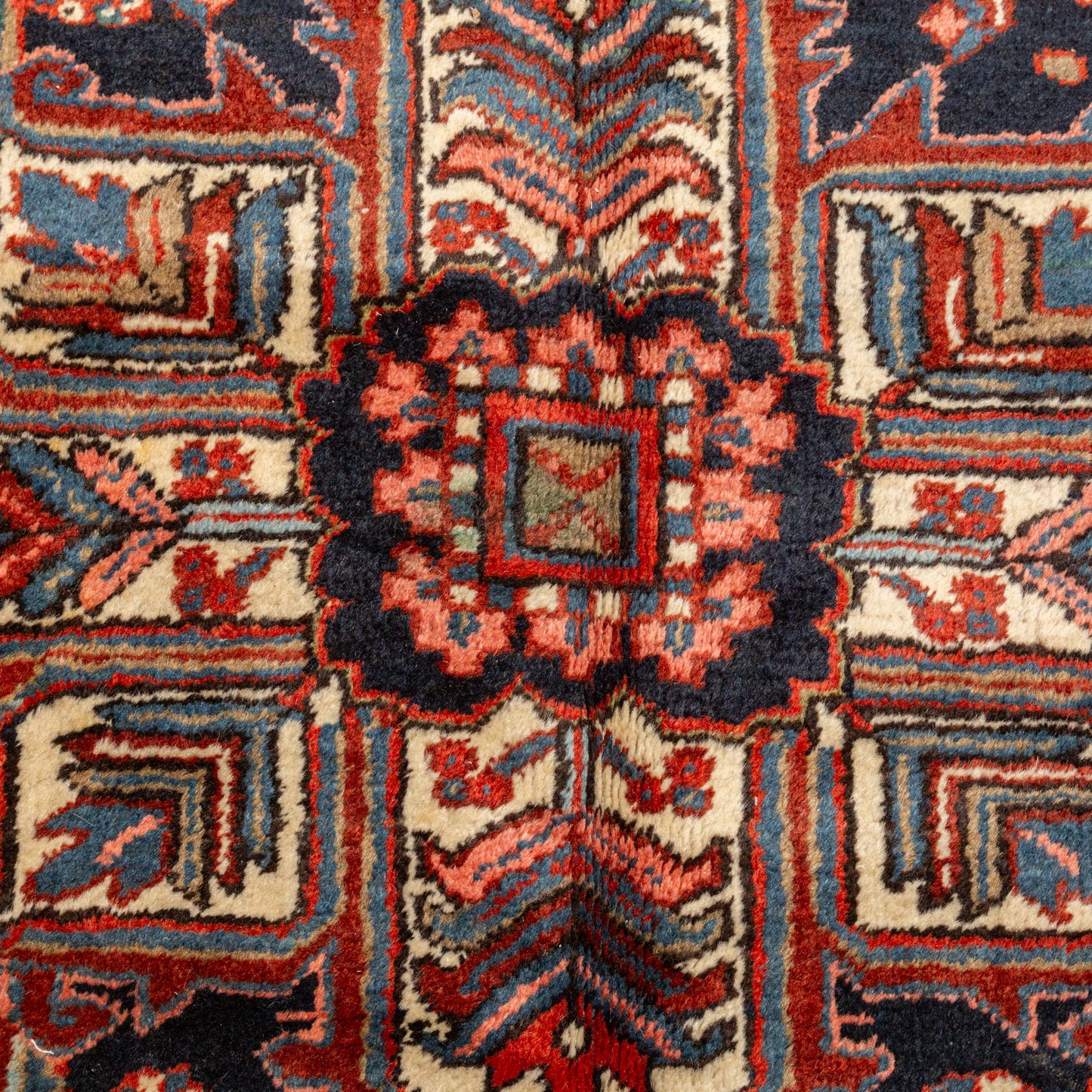 Semi-Antique Heriz Rug, Persia, 9 x 12.9