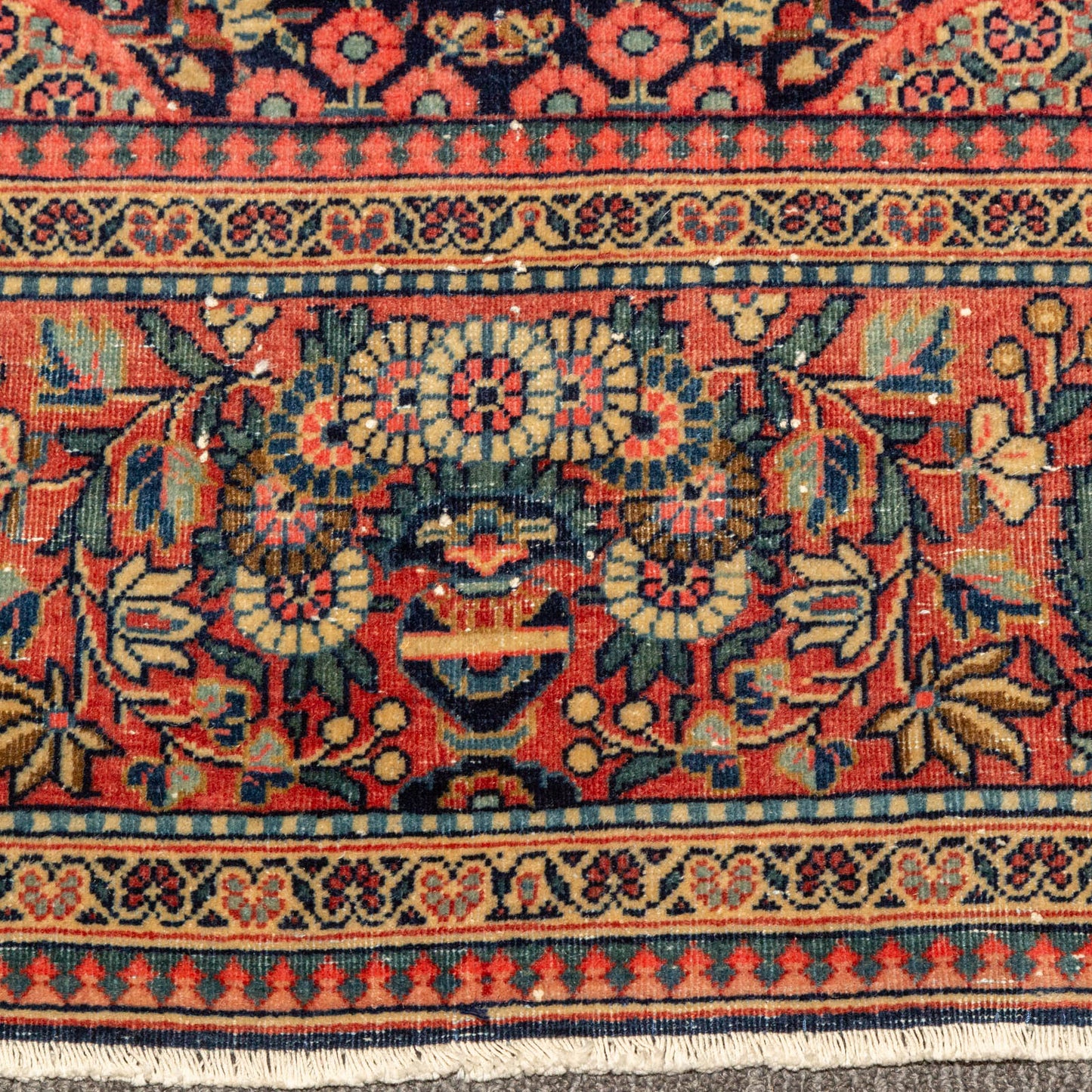 Antique Kashan Rug, Persia, 4.3 x 6.5
