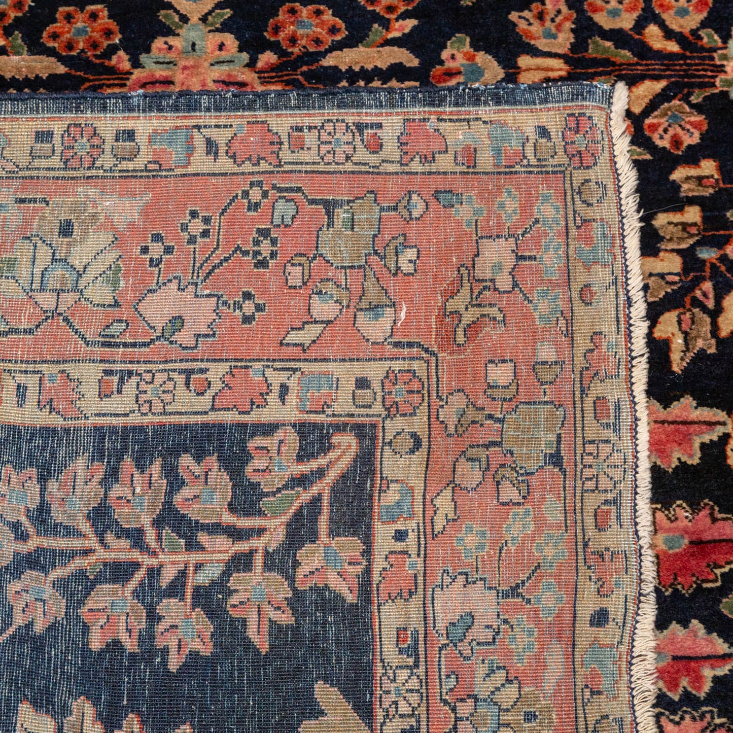Antique Sarouk Rug, Persia, 4.3 x 6.4