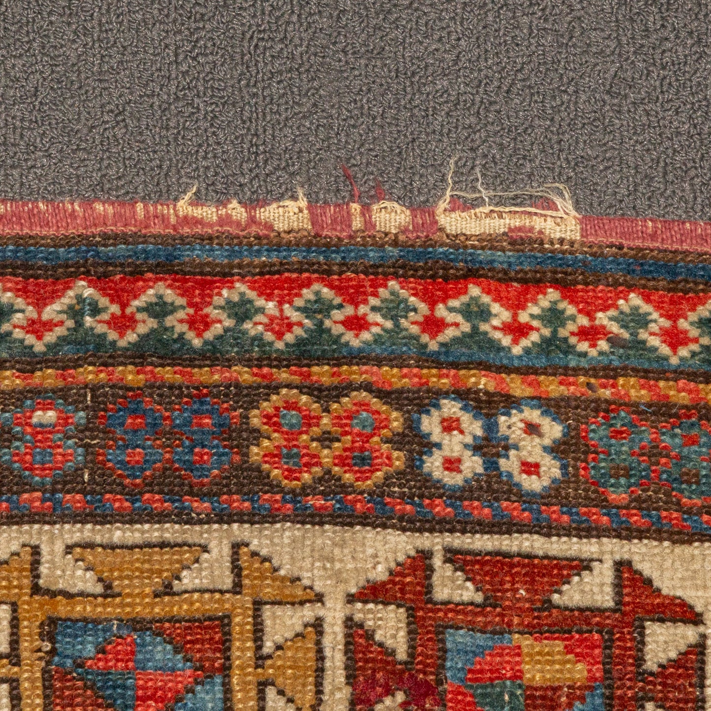 Antique Shirvan Rug, Caucasus, 3.5 x 7.5