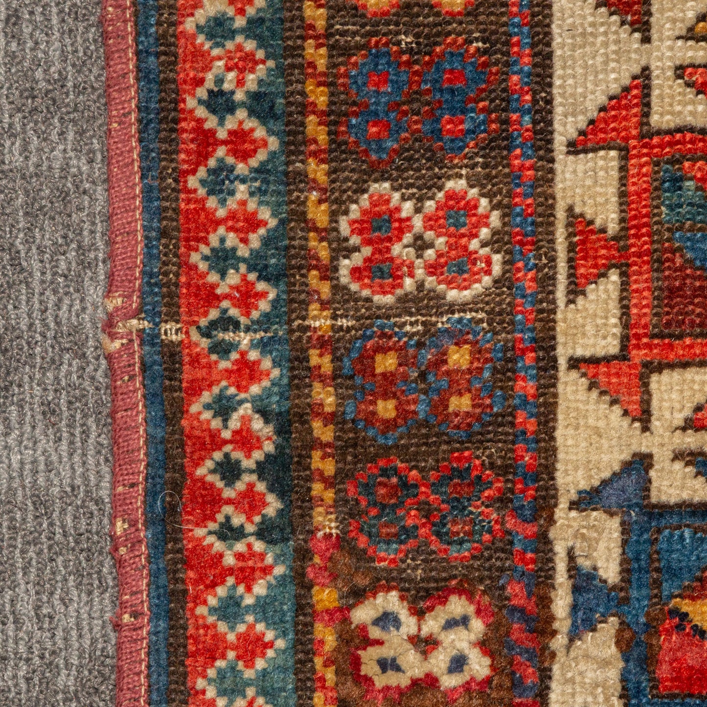 Antique Shirvan Rug, Caucasus, 3.5 x 7.5
