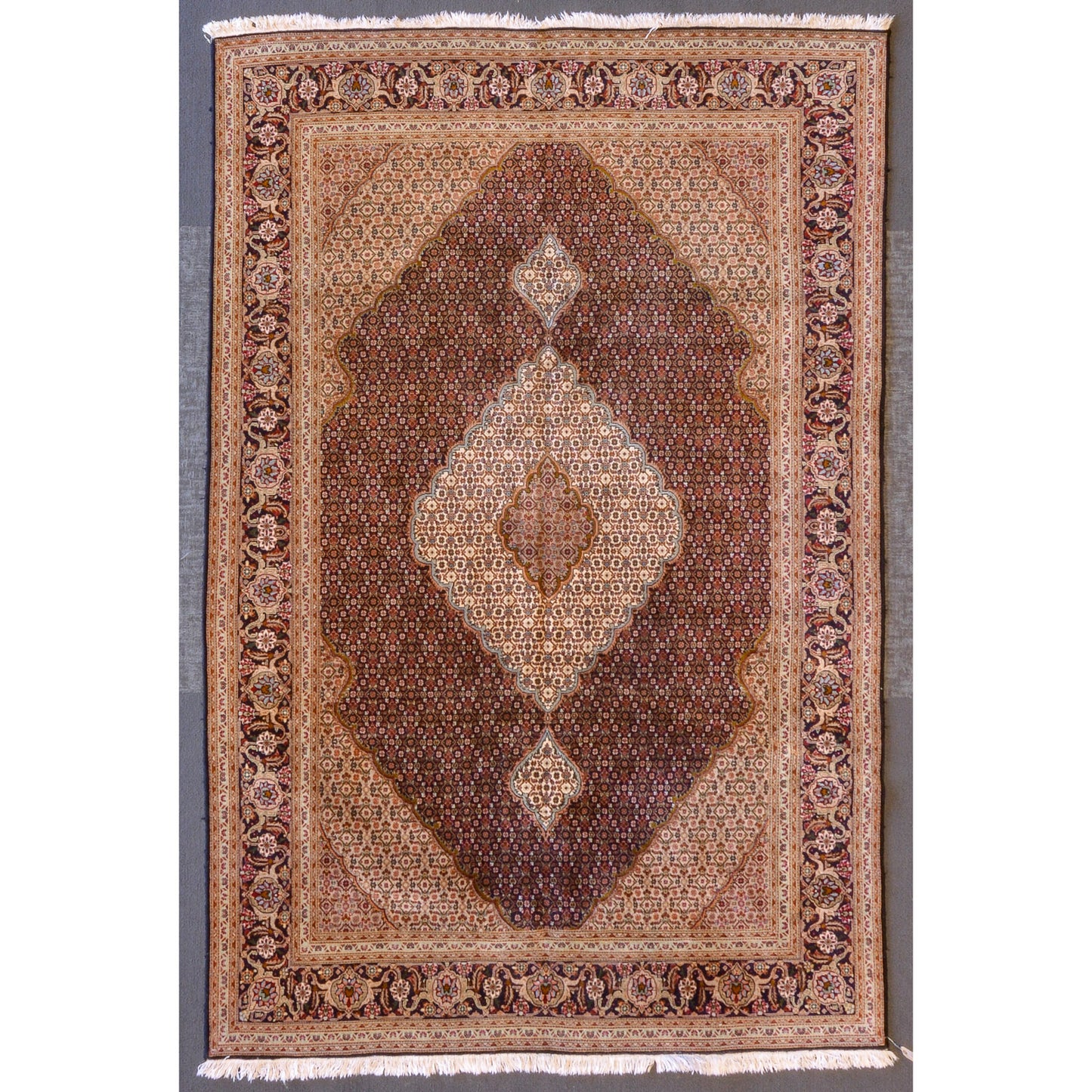 Semi-Antique Tabriz Rug, Persia, 6.6 x 9.8