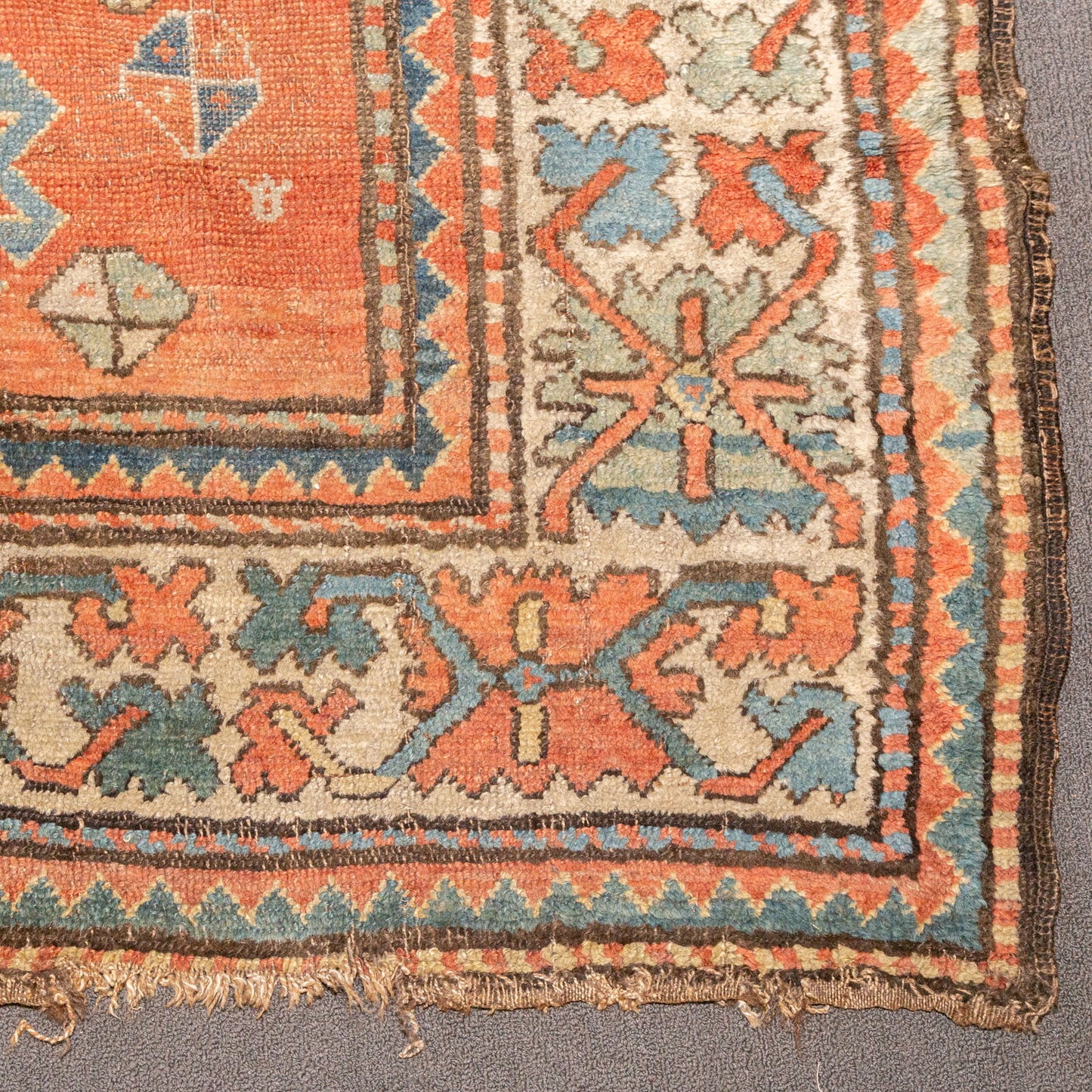 Antique Kazak Runner, Caucasus, 4.5 x 10.7
