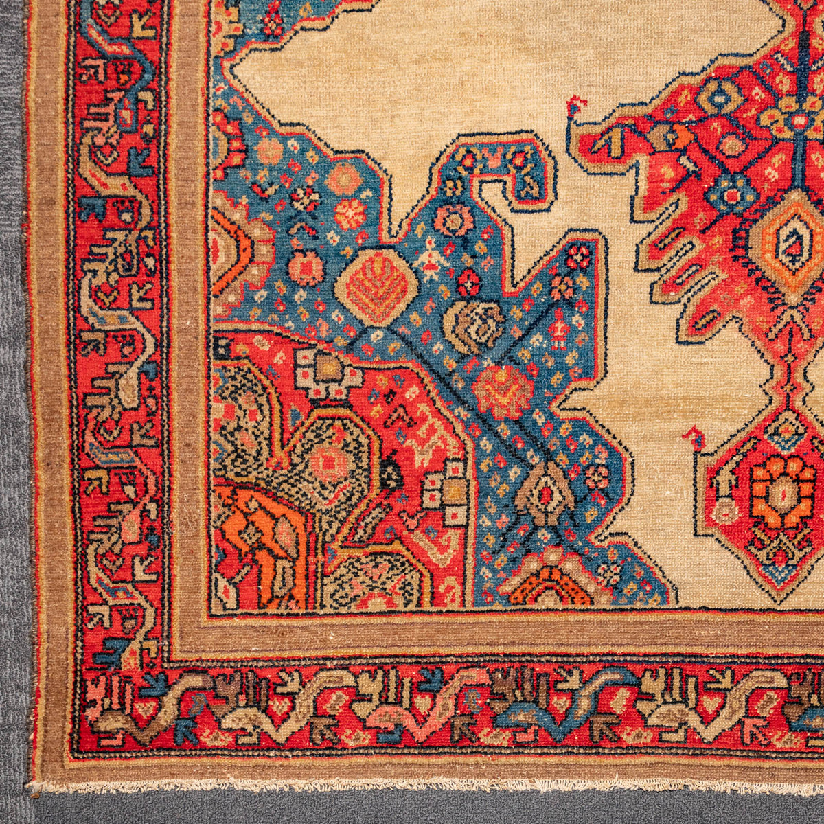Antique Malayer Rug, Persia, 4.3 x 6.3