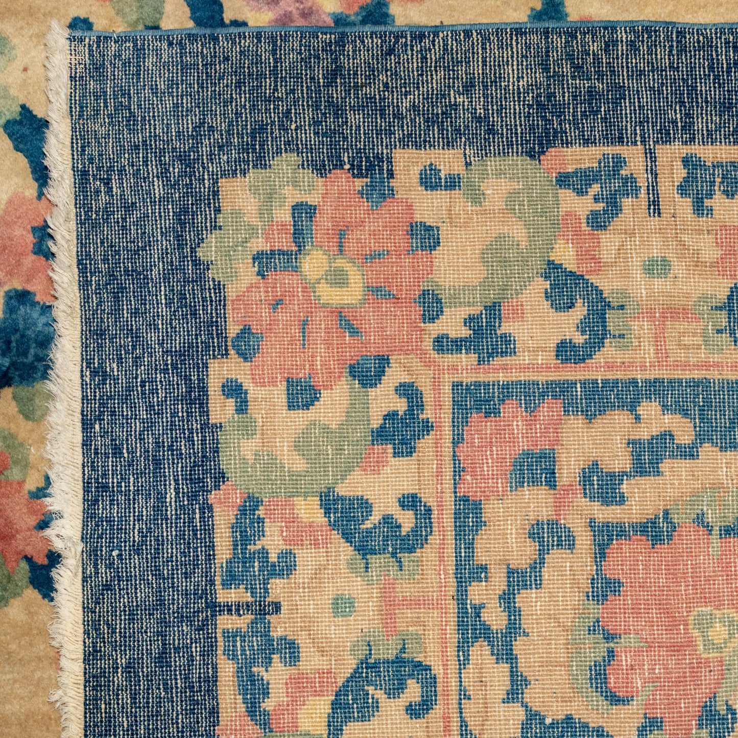 Semi-Antique Art Deco Chinese Rug, China, 8.10 x 11.7