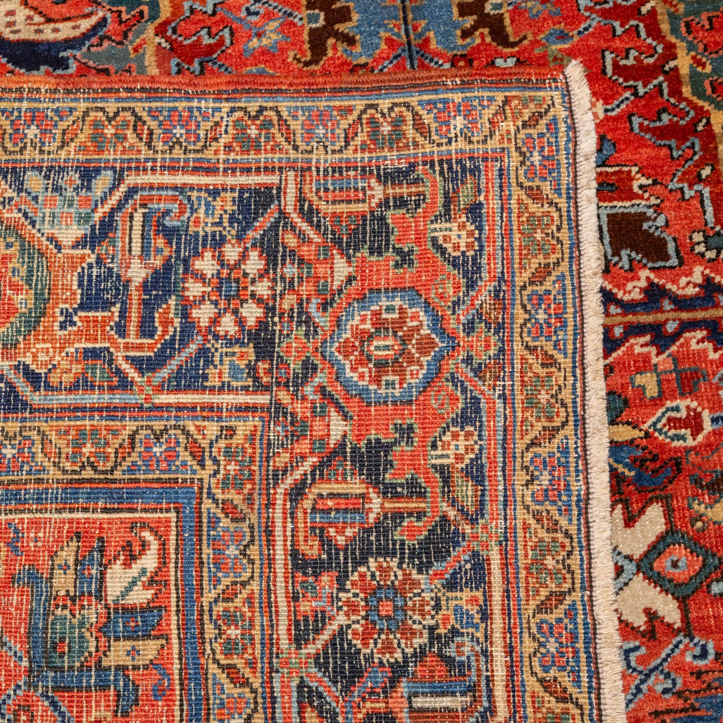 Antique Heriz Rug, Persia, 7.10 x 10.8