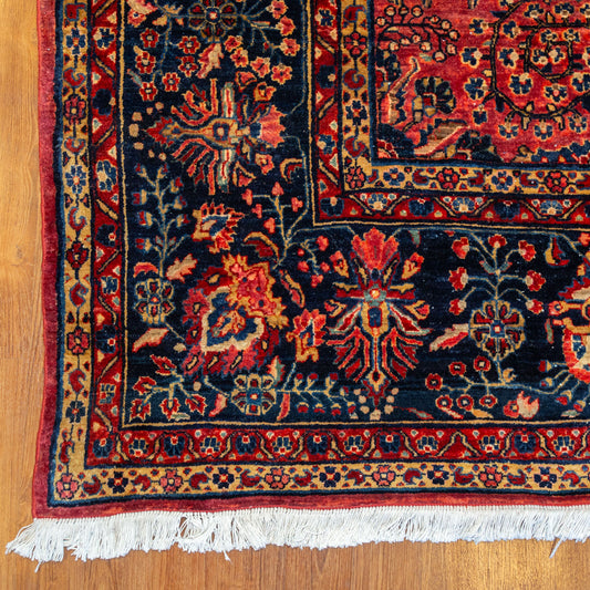 Antique Sarouk Carpet, Persia, 9.6 x 20