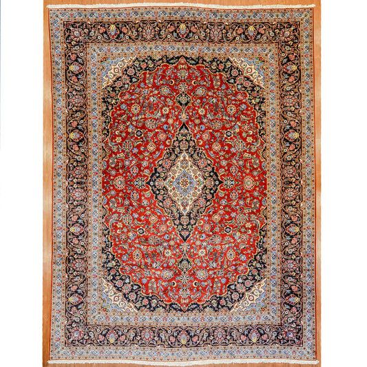 Kork Kashan Carpet, Persia, 9.10 x 13.3