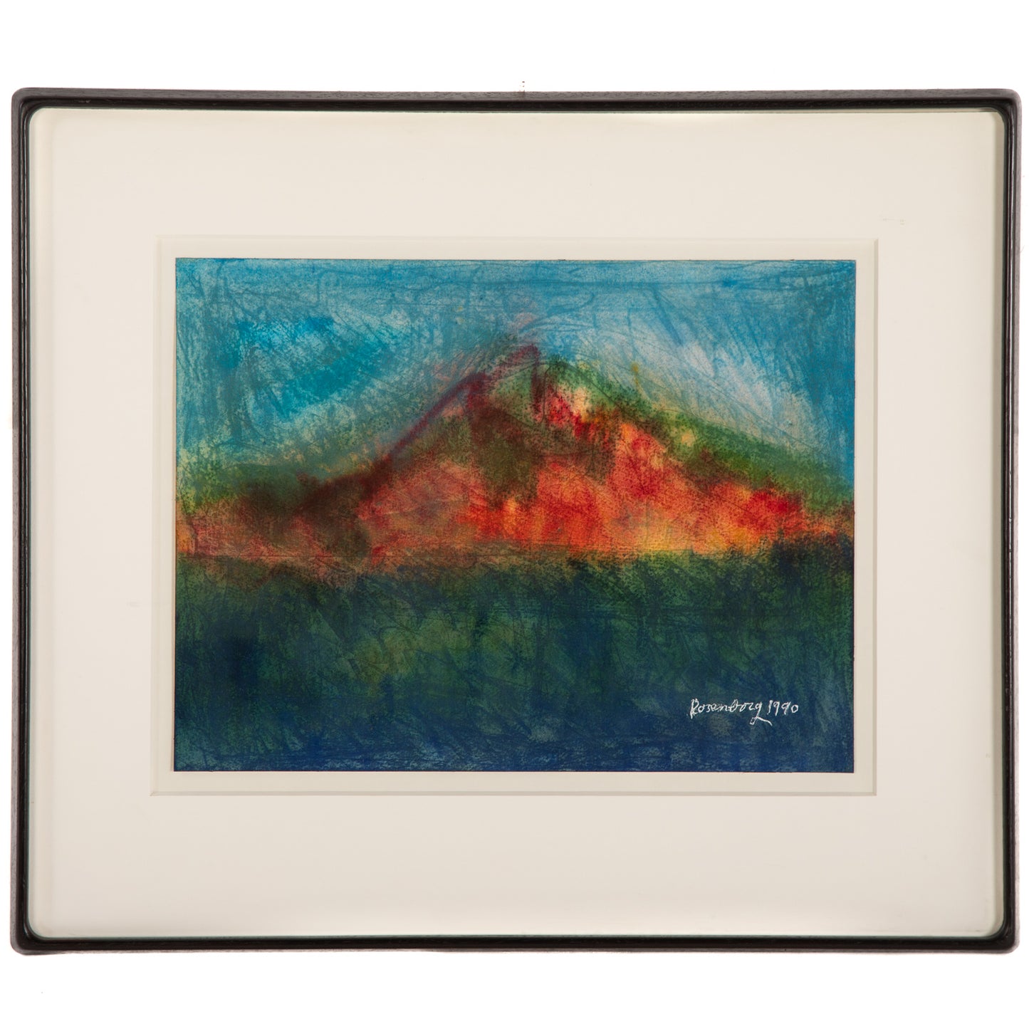 Ralph Rosenborg. Mountain Landscape, pastel