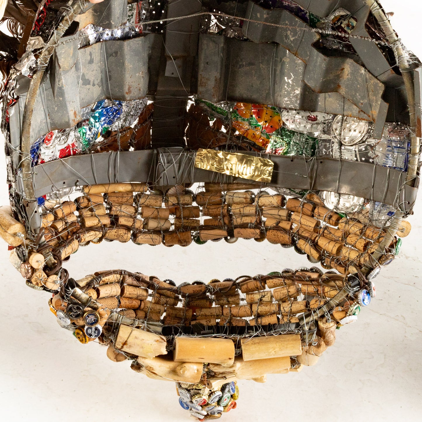 Noah Williams. Mask, mixed media wall sculpture