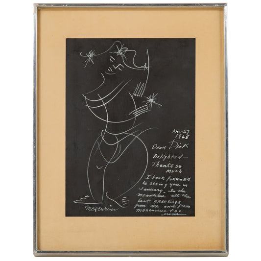 Irene Rice Pereira. "Mercurius," ink