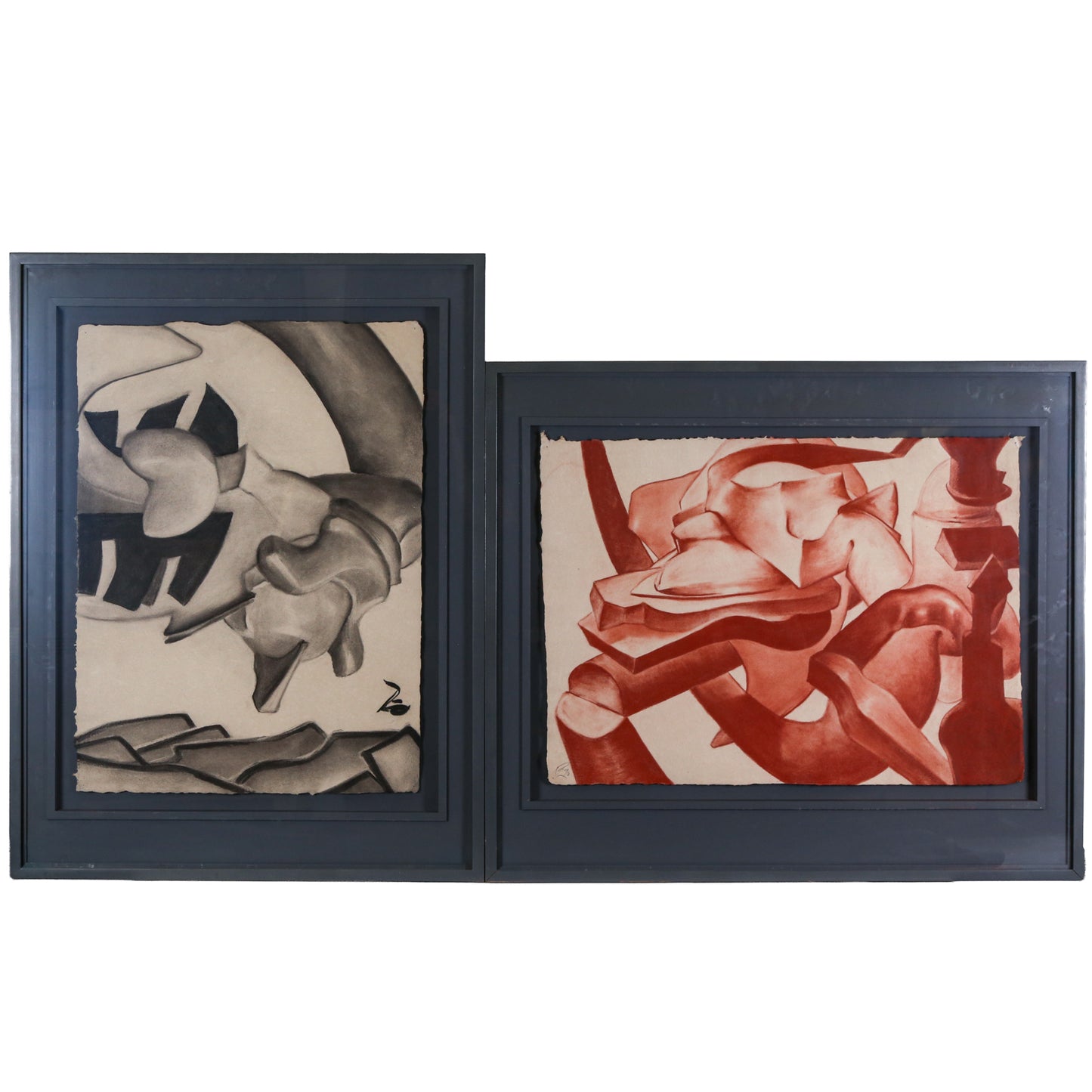 Robert Chapman. Two Fantastical Works, chalk