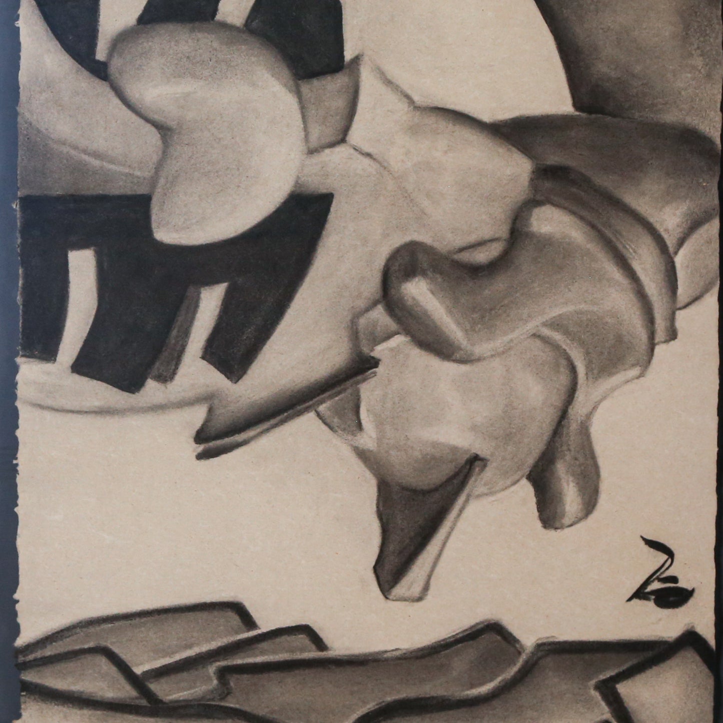Robert Chapman. Two Fantastical Works, chalk