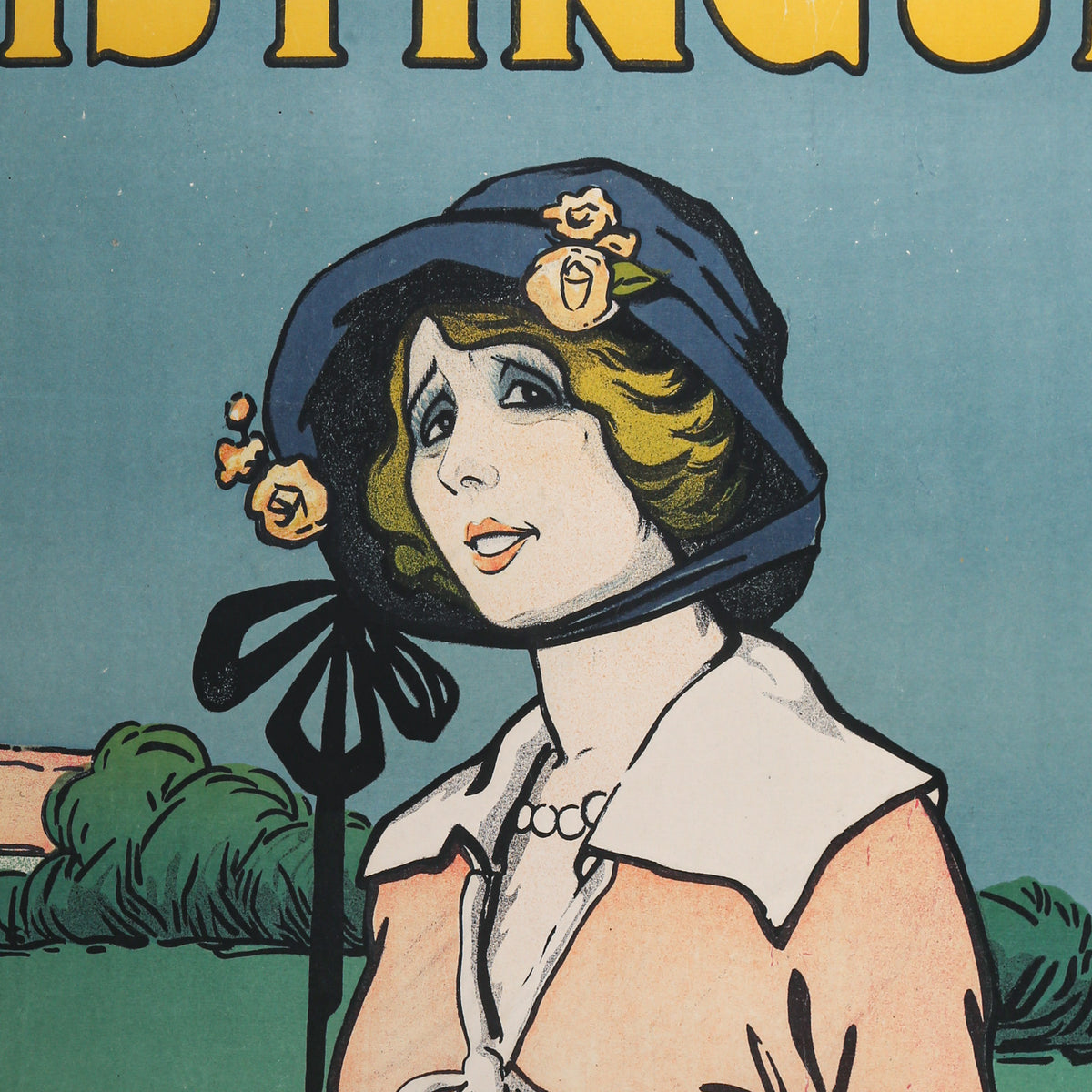 Daniel de Losques. "Mistinguett," lithograph