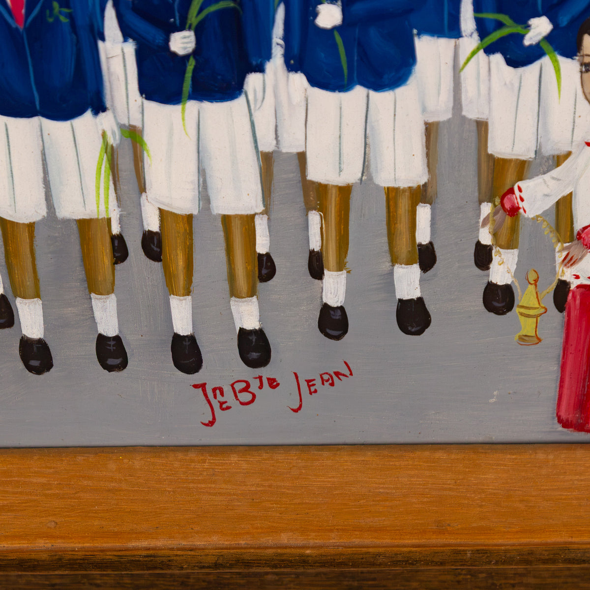 Jean Baptiste Jean. Religious Celebration, oil