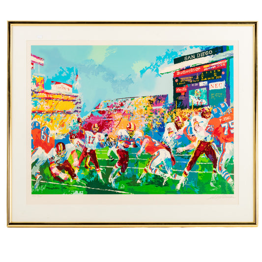 LeRoy Neiman. Redskins/Broncos Game, screenprint