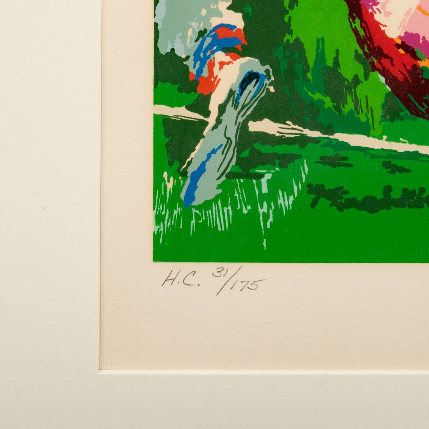 LeRoy Neiman. Redskins/Broncos Game, screenprint