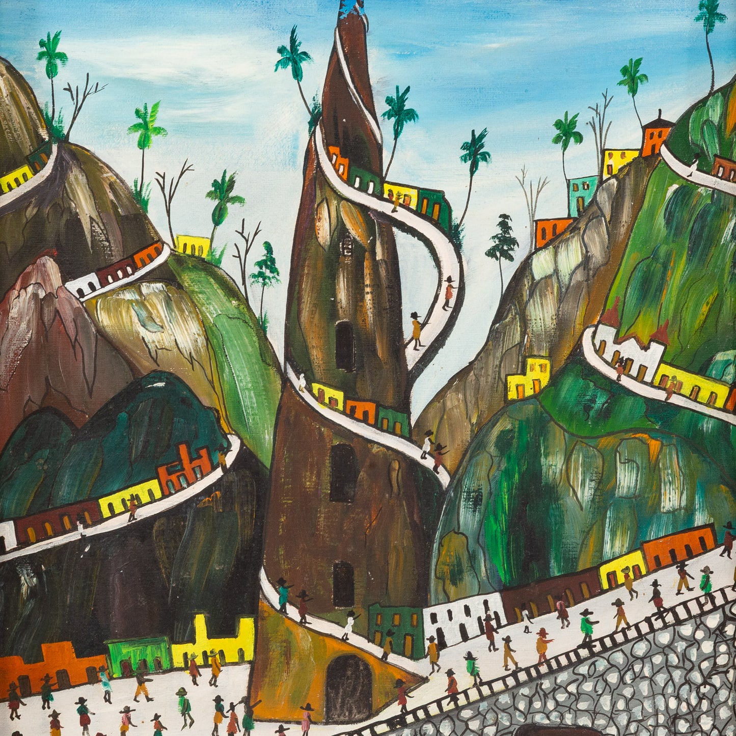 Prefete Duffaut. Mountain Village, oil